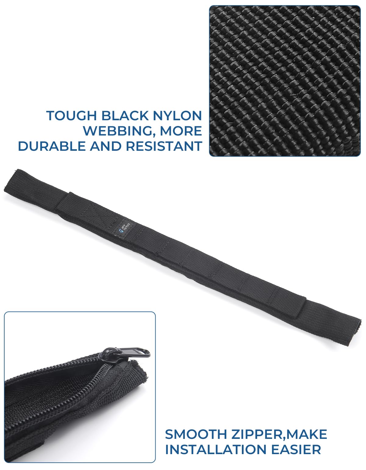 Joytutus Door Limiting Straps Compatible With 1996-2024 Wrangler Cj Yj Tj Jk Jl, Heavy Duty Strong Adjustable Check Strap With W