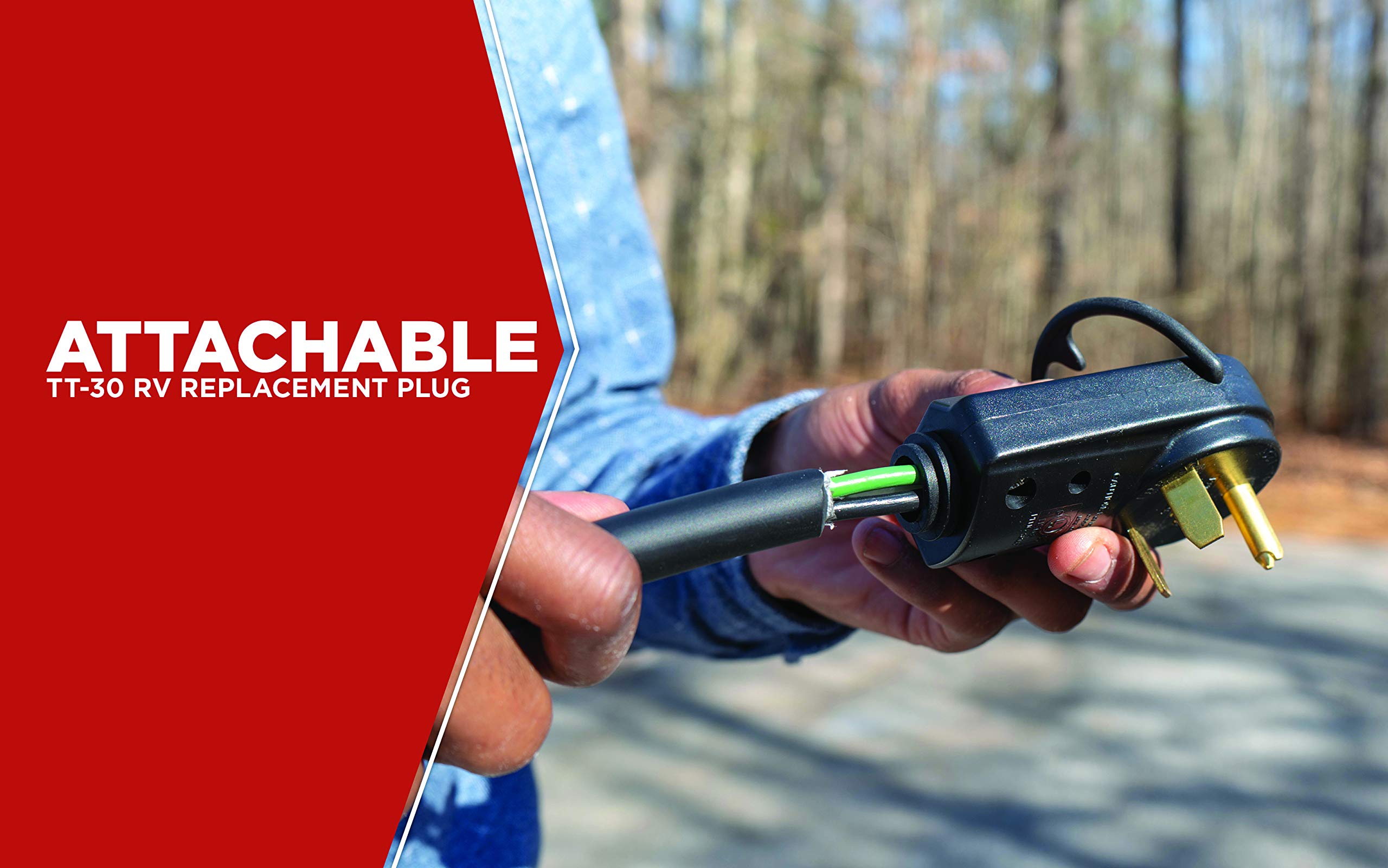 Road Power 65040201 Rv Adapter, Black