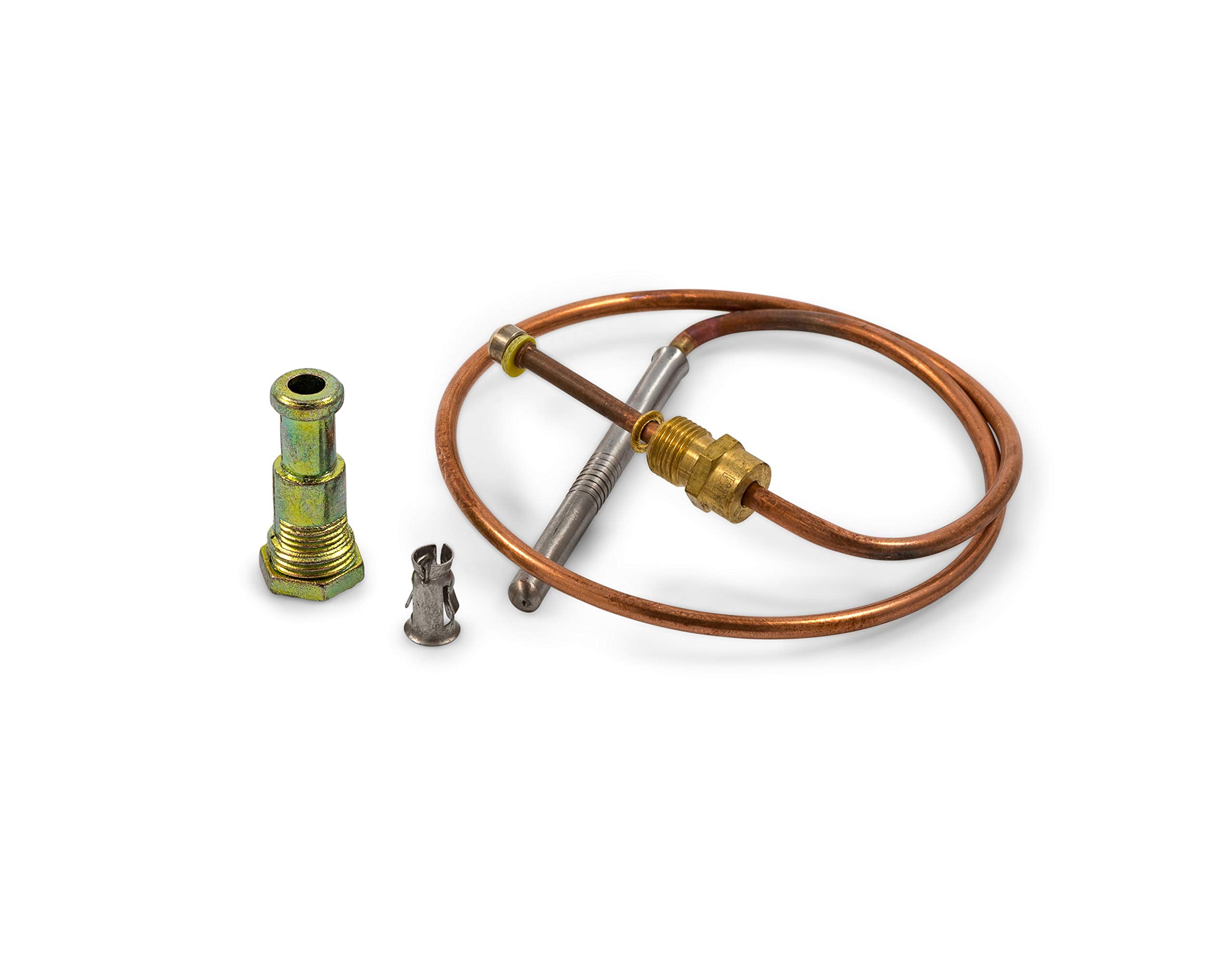 Camco Camper/Rv 18-Inch Thermocouple Kit | Features Multi-Thread & Clip-On Positioning Adapters (09273)