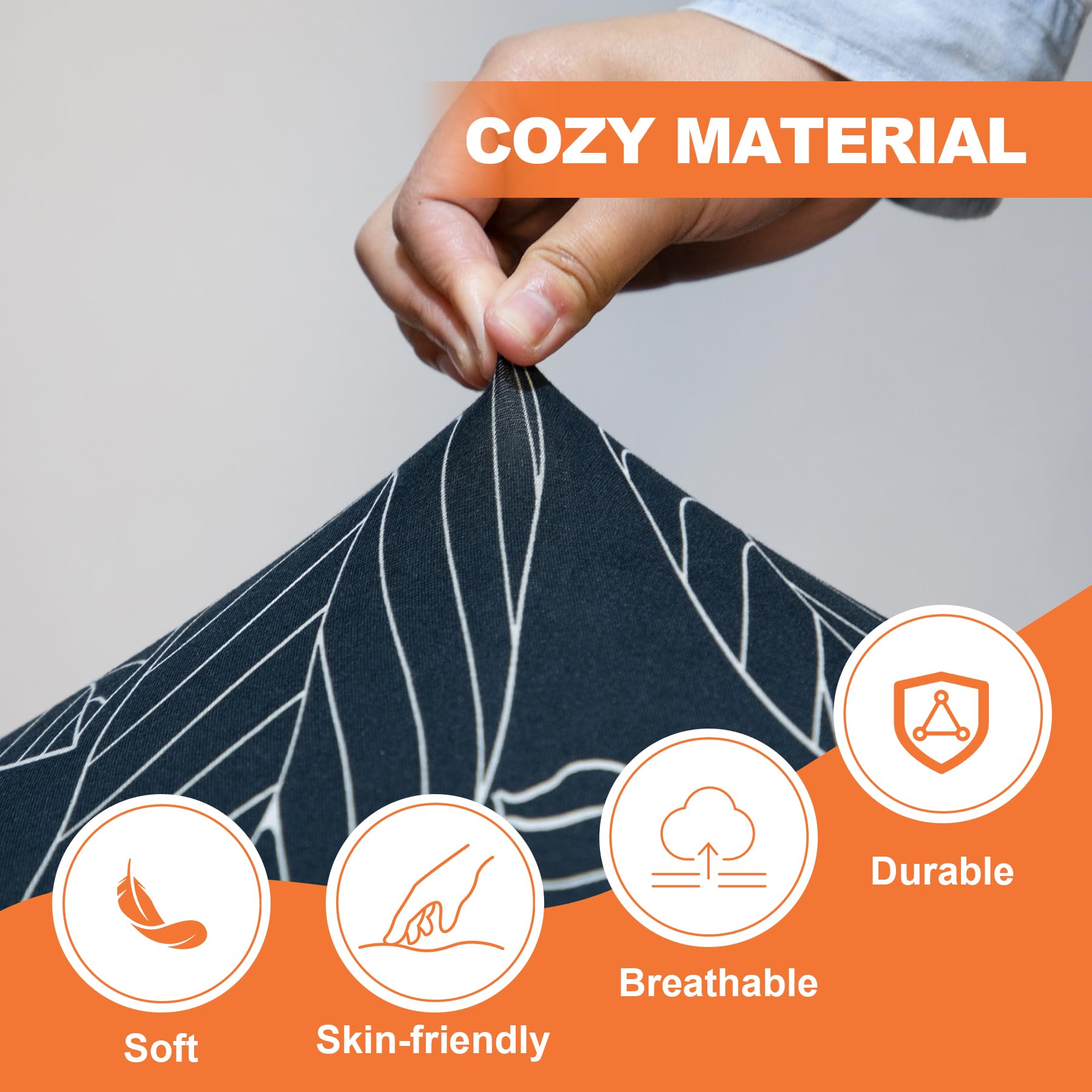 Fuangui Rv Dinette Cushion Covers Stretch Camper Booth Seats Replacement Washable Sofa Furniture Protector (A2, 1 Bench & 1 Back