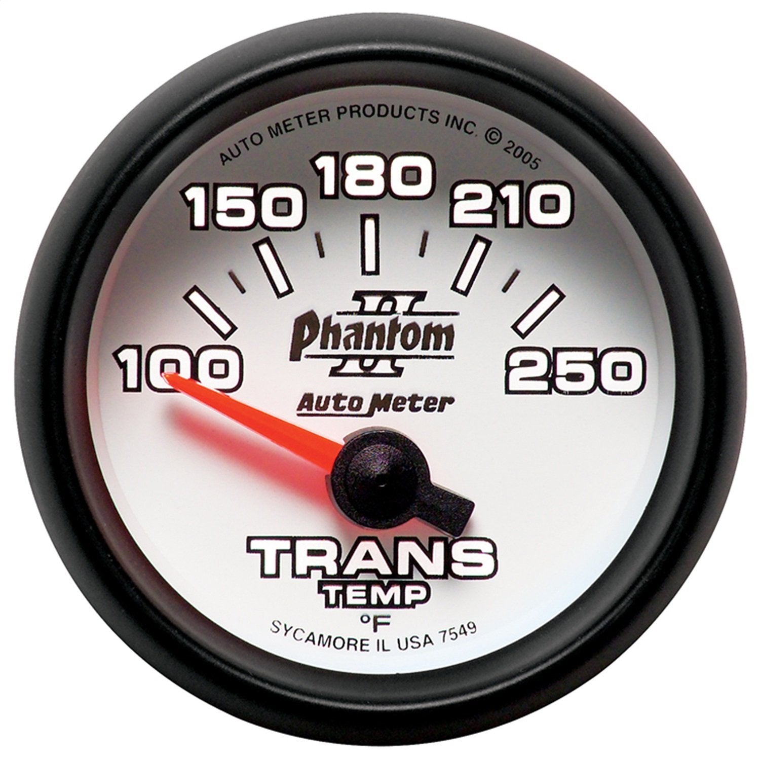 Auto Meter 7549 Phantom Ii Electric Transmission Temperature Gauge, 2 1/16