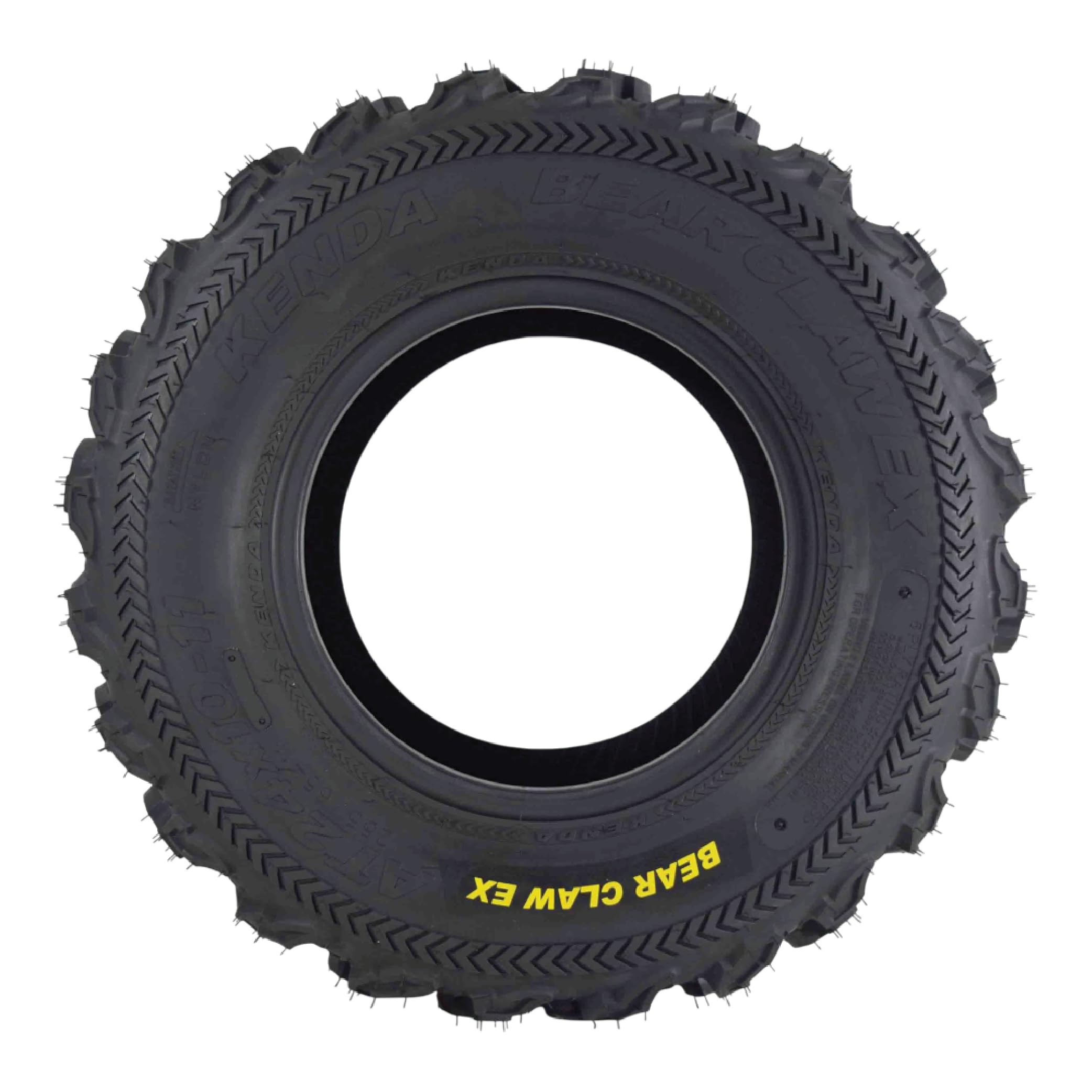 Kenda Bearclaw Ex K573-24X10-11 Rear Tire For All Terrain (Atv), Utv, And Side By Side (Sxs) Vehicles - 6-Ply - Bear Claw Ex 24X