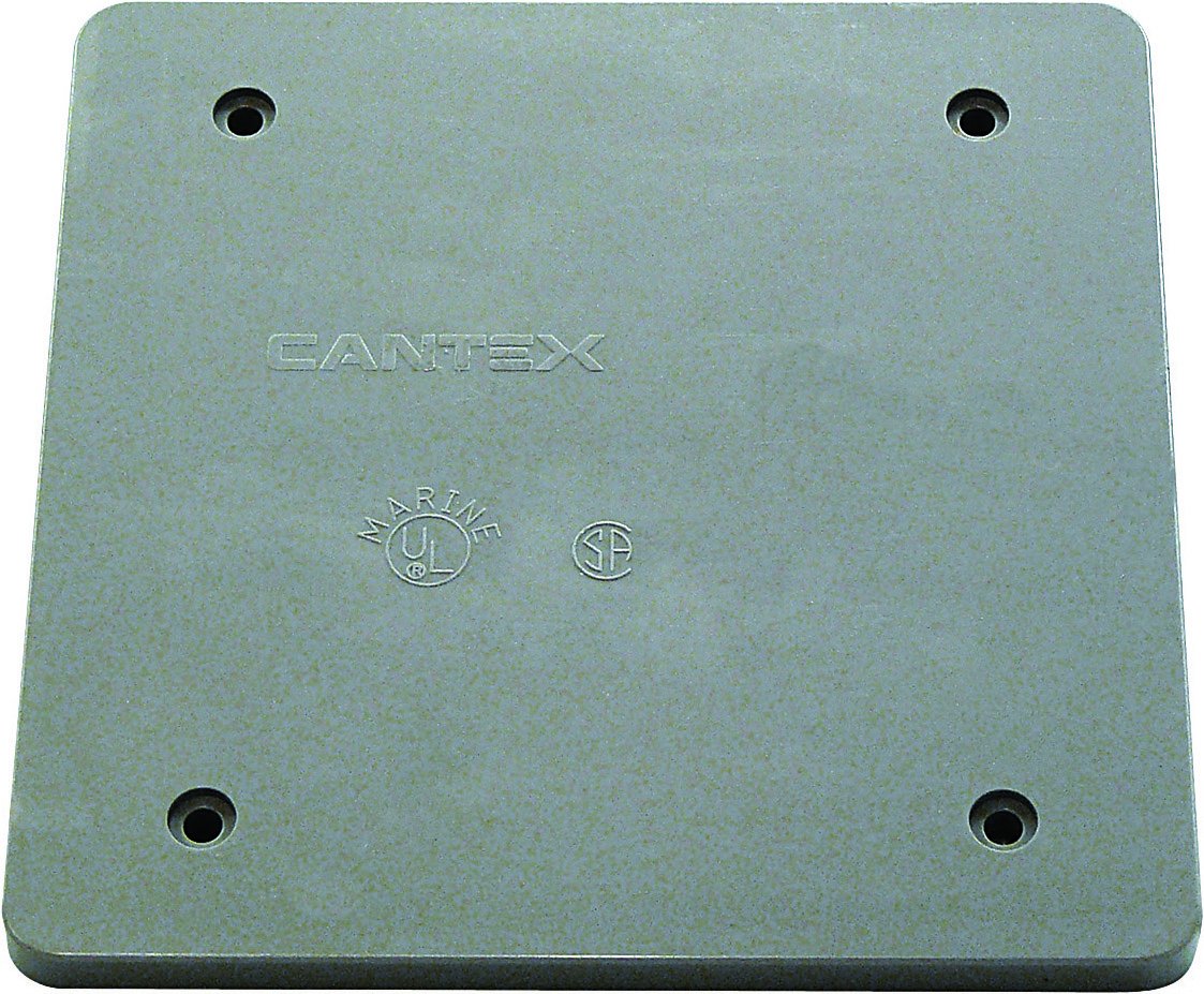 Cantex Outlet Box, PVC, 2 Gang (5133410B)