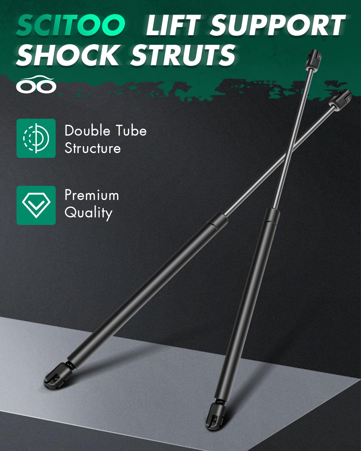 Scitoo Hood Lift Supports Replacement Struts Gas Springs Shocks Fit For Dodge Ram 1500 For Dodge Ram 2500 For Dodge Ram 3500 200
