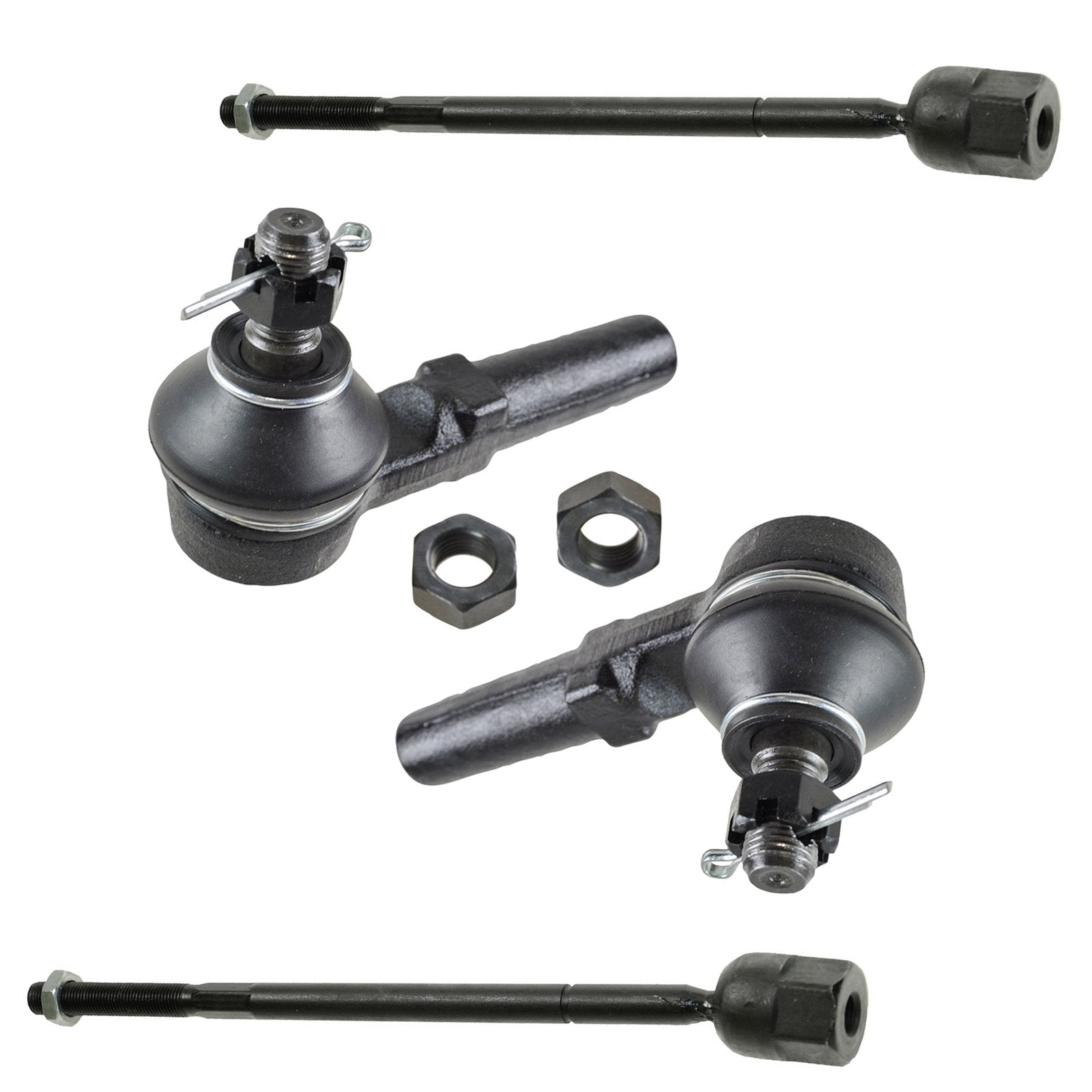 Trq Front Tie Rod Set Compatible With 1993-2002 Mercury Villager Nissan Quest