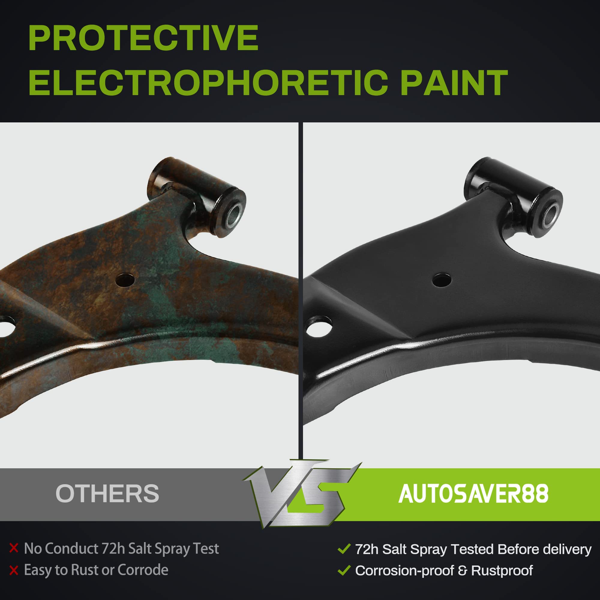 Autosaver88 -Front Lower Control Arm W/Ball Joint Compatible With 2001-2010 Chrysler Pt Cruiser, 2003-2005 Dodge Neon 2.4L