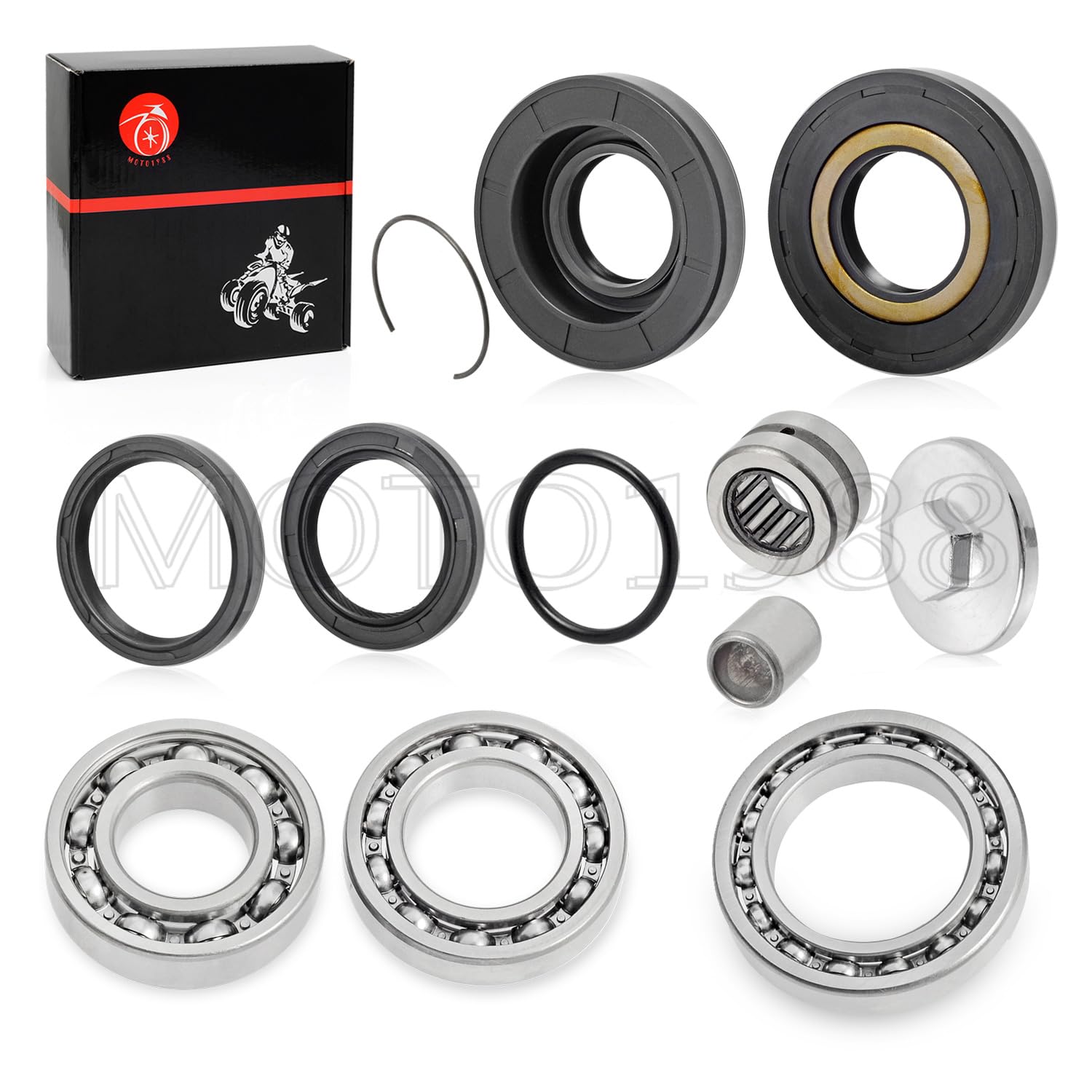 Rear Differential Bearing And Seal Kit For Honda Rancher 350 Trx350 Te/Tm/Fe/Fm Es S Rancher 420 Trx420Fa Fga 2000-2007