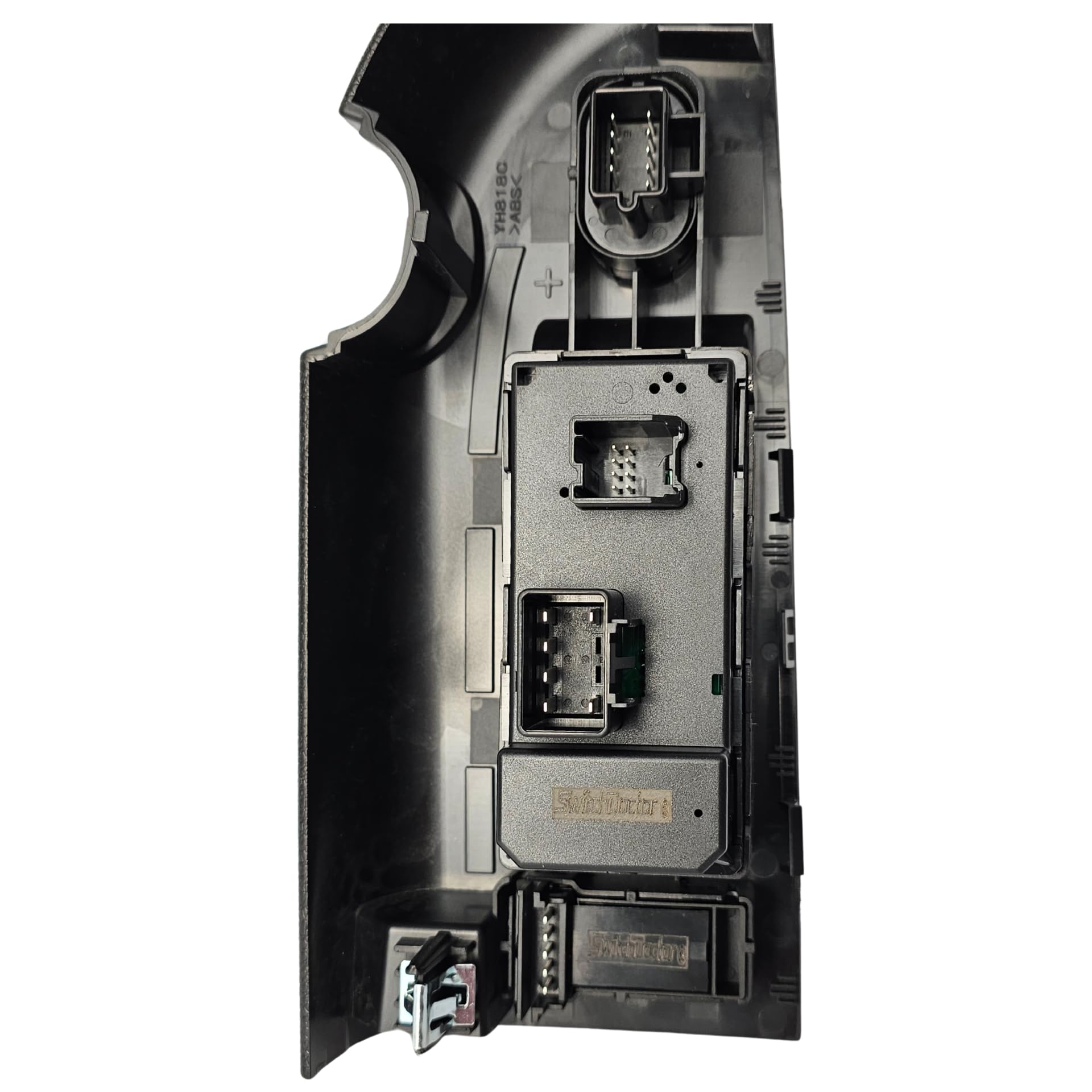 SWITCHDOCTOR Window Master Switch Bezel & Lock Assembly for 2007-2009 Chevy Silverado/GMC Sierra, Black, Crew/Extended Cab