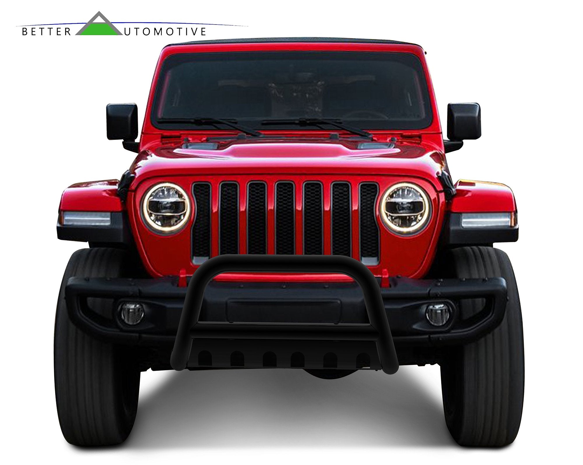 BETTER AUTOMOTIVE Bull Bar Fit 2018-2024 Wrangler JL(Exclude plug-in hybrid models/21-24 V8 engine/20-24 Rubicon Trim)|2020-2024
