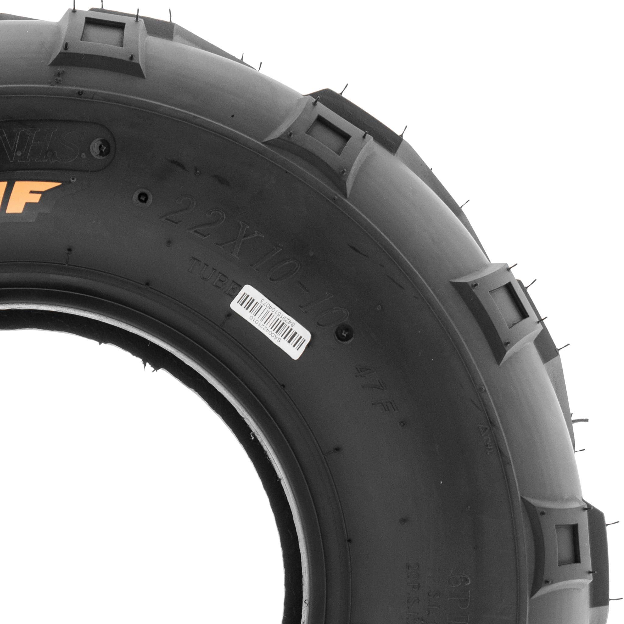 SunF A004 Lawn-Mowers Off-Road Tire 18x9.5-8, 6 Ply, Track & Trail, Tubeless