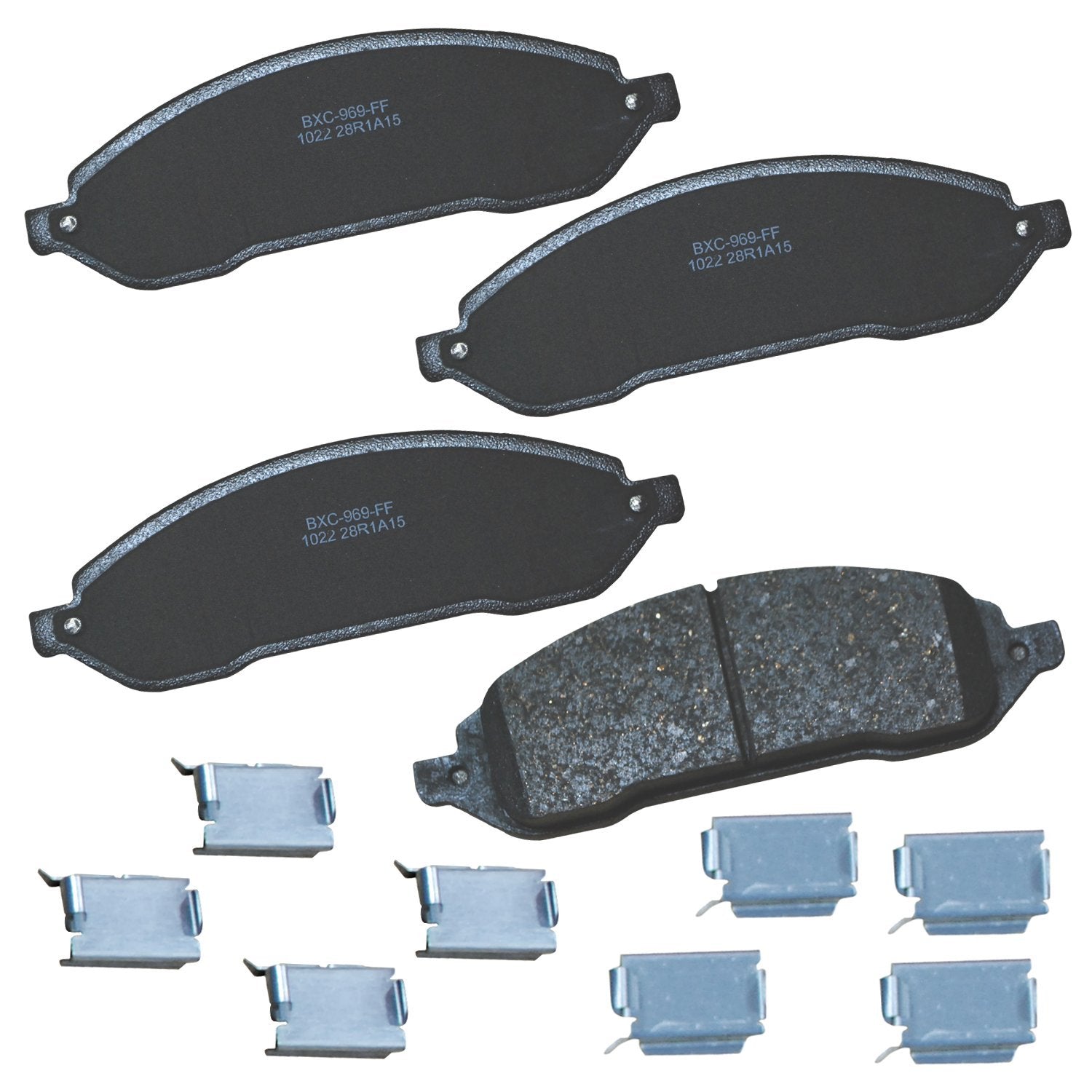 Bendix Premium Sbc1022 Ceramic Front Brake Pads For Ford Freestar 2007-2004, Mercury Monterey 2007-2004