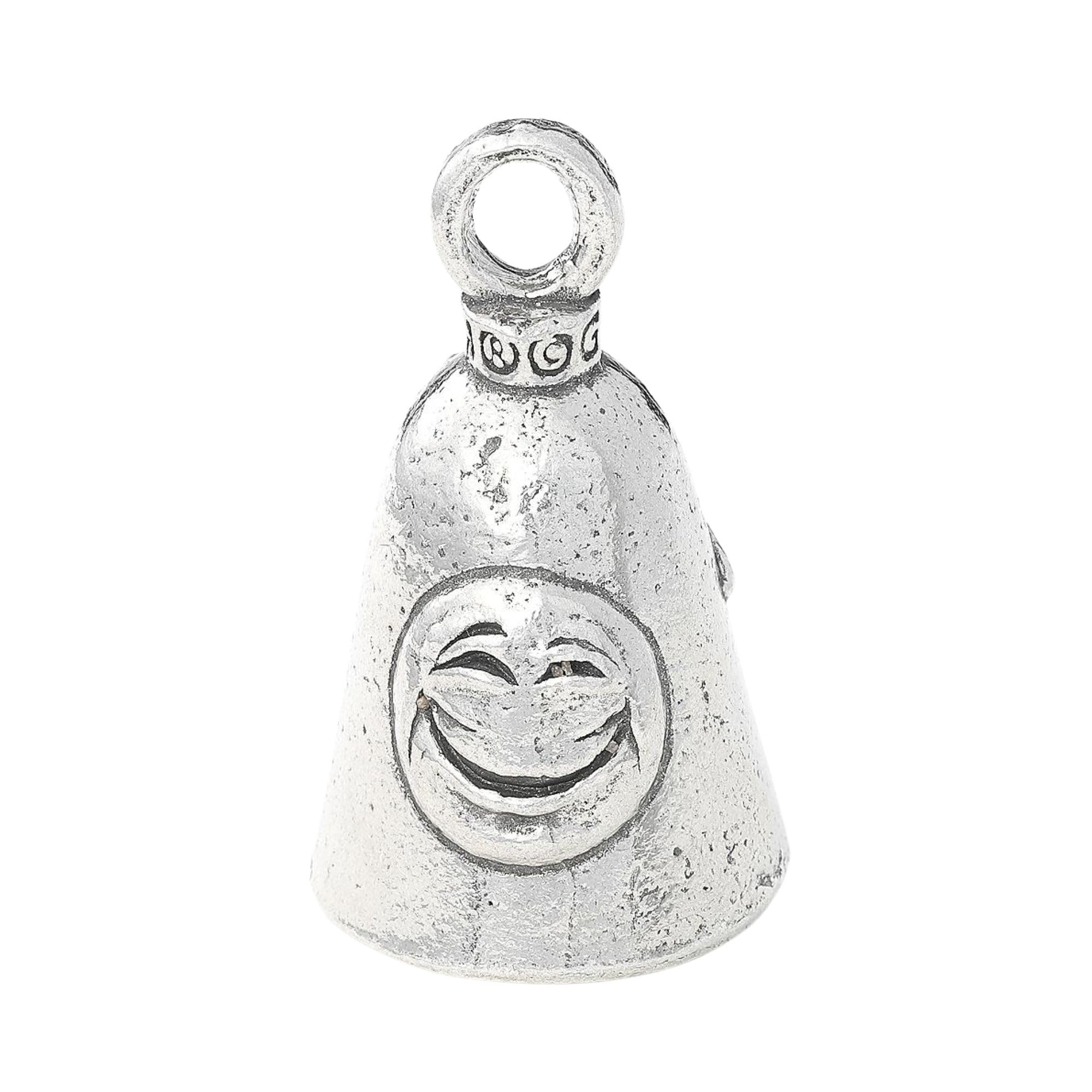 Guardian Bell Thank You Good Luck Bell w/Keyring & Black Velvet Gift Bag | Motorcycle Bell | Lead-Free Pewter | Good Luck Gift t