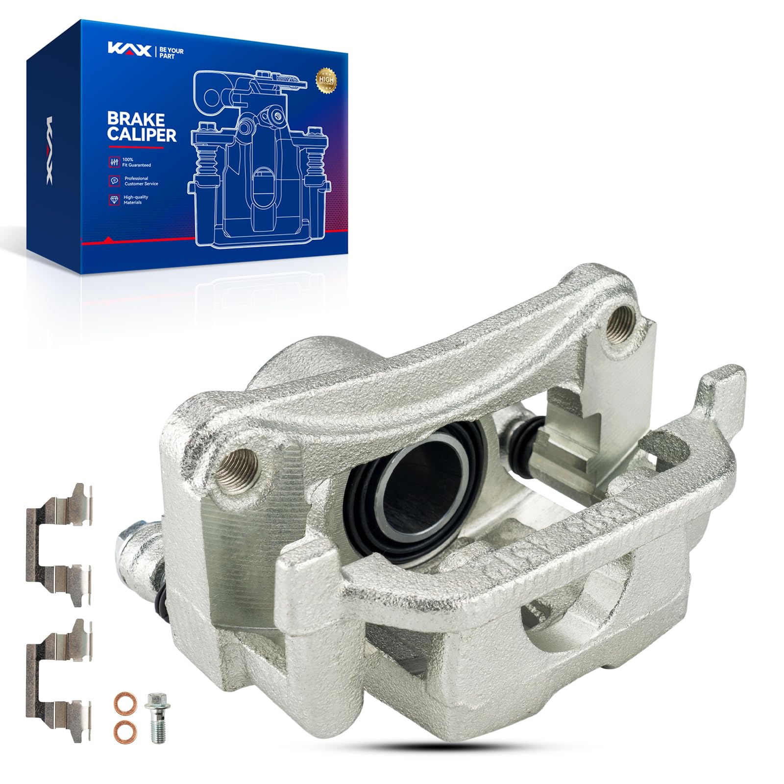 Kax Disc Brake Caliper Assembly For Infiniti G35 2005-2008, G37 2009-2010, M35 2006-2009, M45 2006-2009, Nissan 350Z 2006-2009,
