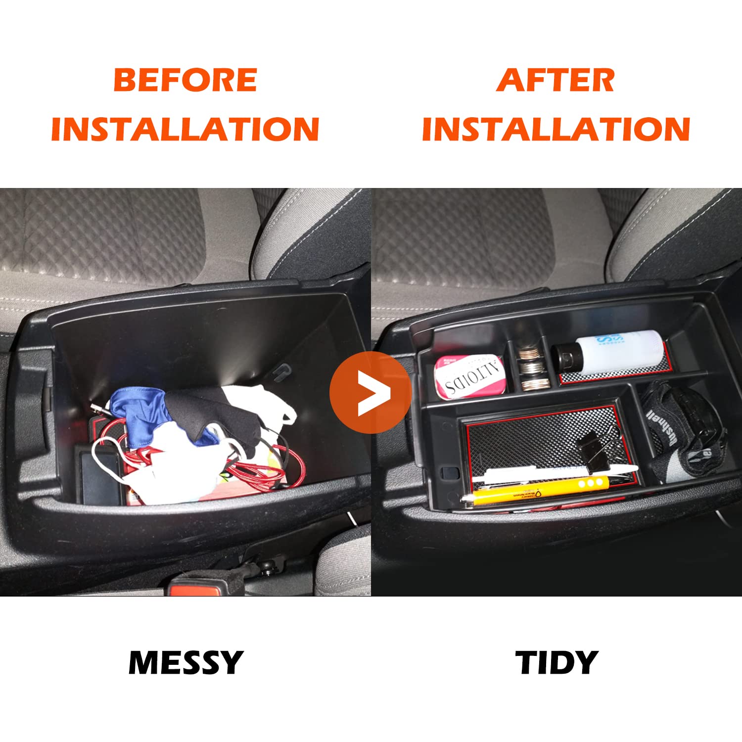 Jojomark Compatible With Ford Escape 2020 2021 2022 2023 2024 2025, Bronco Sport 2021-2023 2024 2025 Accessories Center Console