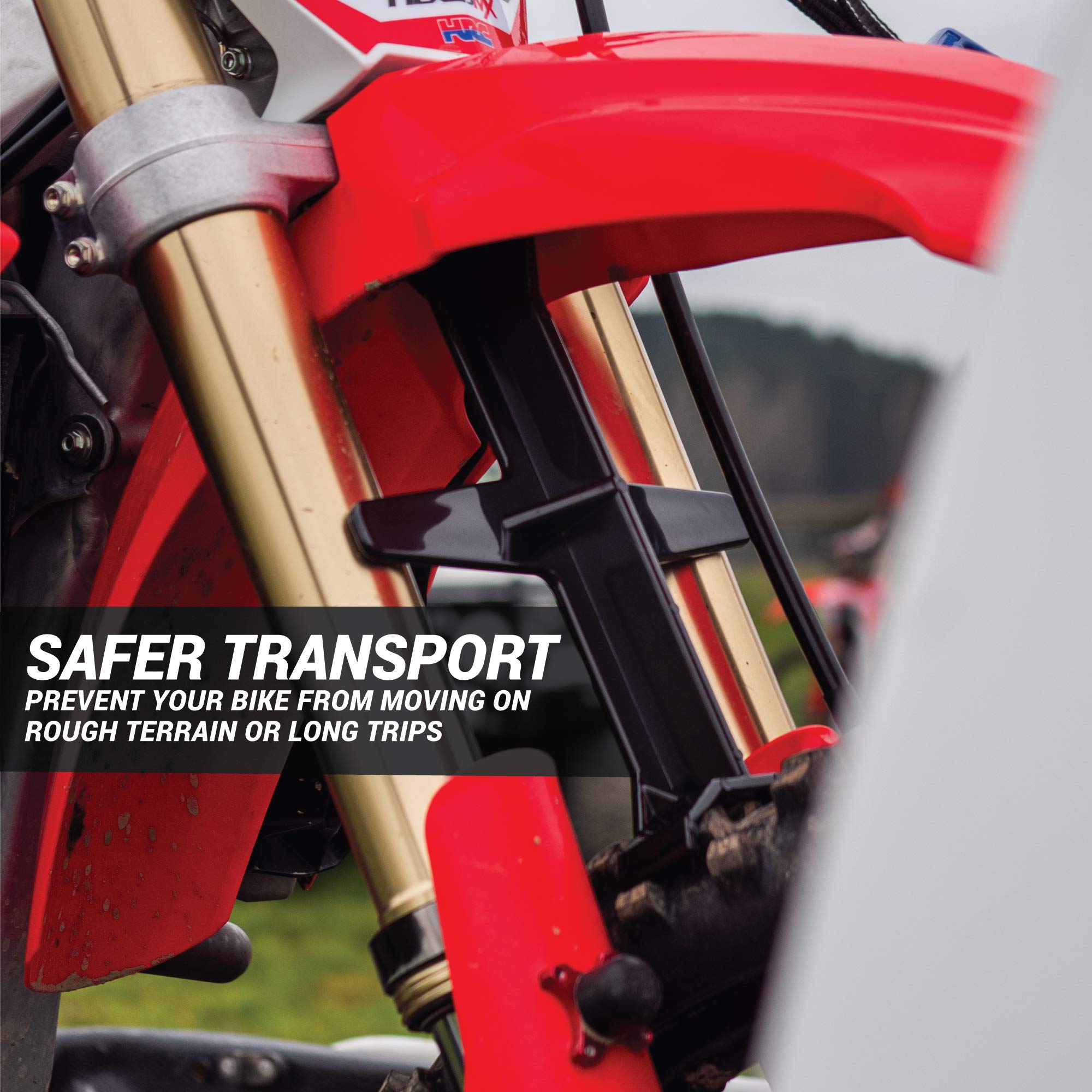 Aerofast Motocross Dirt Bike Fork Support for Suspension Fork Seal for Springs Fork Saver Brace - The Ultimate Wheel Chocks Prot