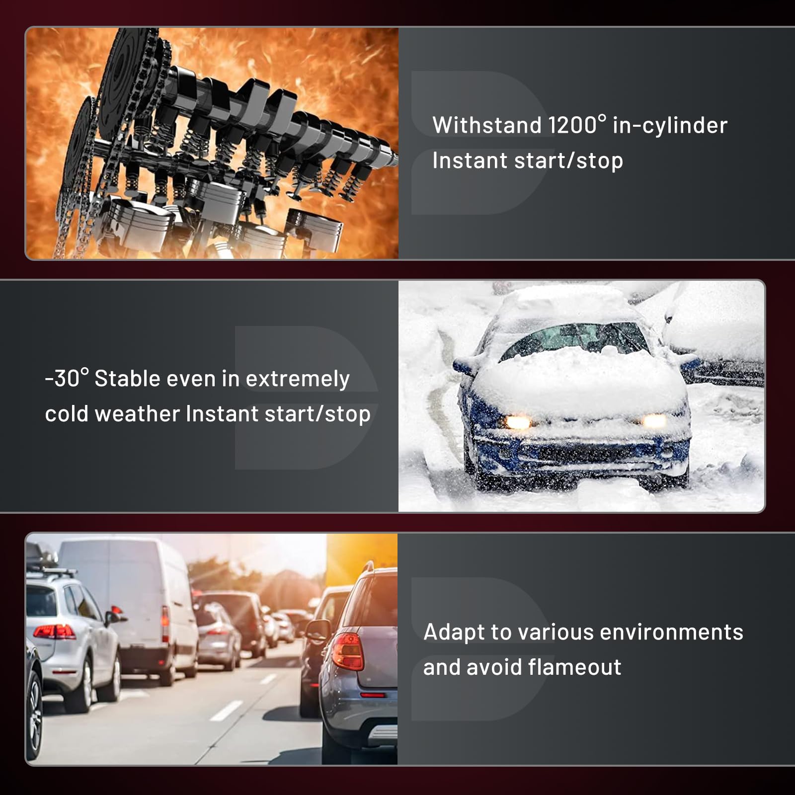 BDFHYK Set of 4 Iridium Spark Plug Compatible with Honda Odyssey HR-V Civic,Acura TLX MDX,Hyundai Elantra Tucson,Kia Soul Forte,