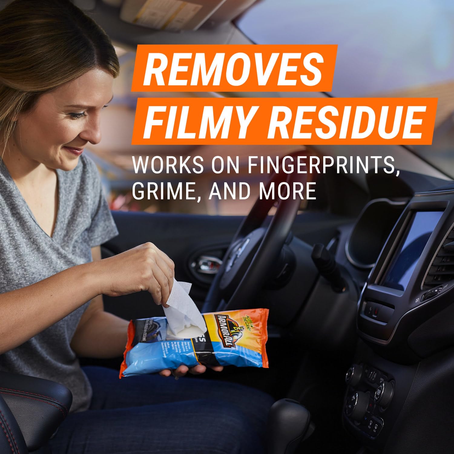 Armor All Flat Pack Automotive Glass Wipes (60 Count)