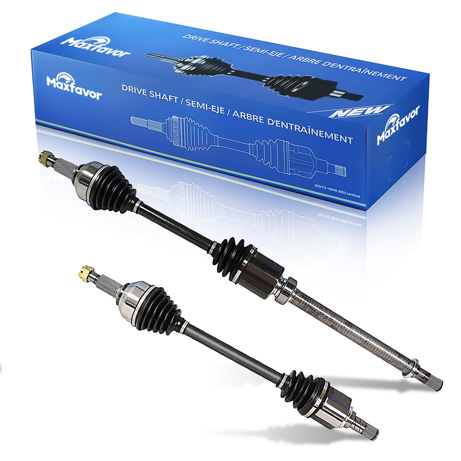 Maxfavor CV Axle FWD Front Compatible with Nissan Altima 2013 2014 2015 2016 2017 2018 CV Axles S SL SV SR Base Advance Sense 2.