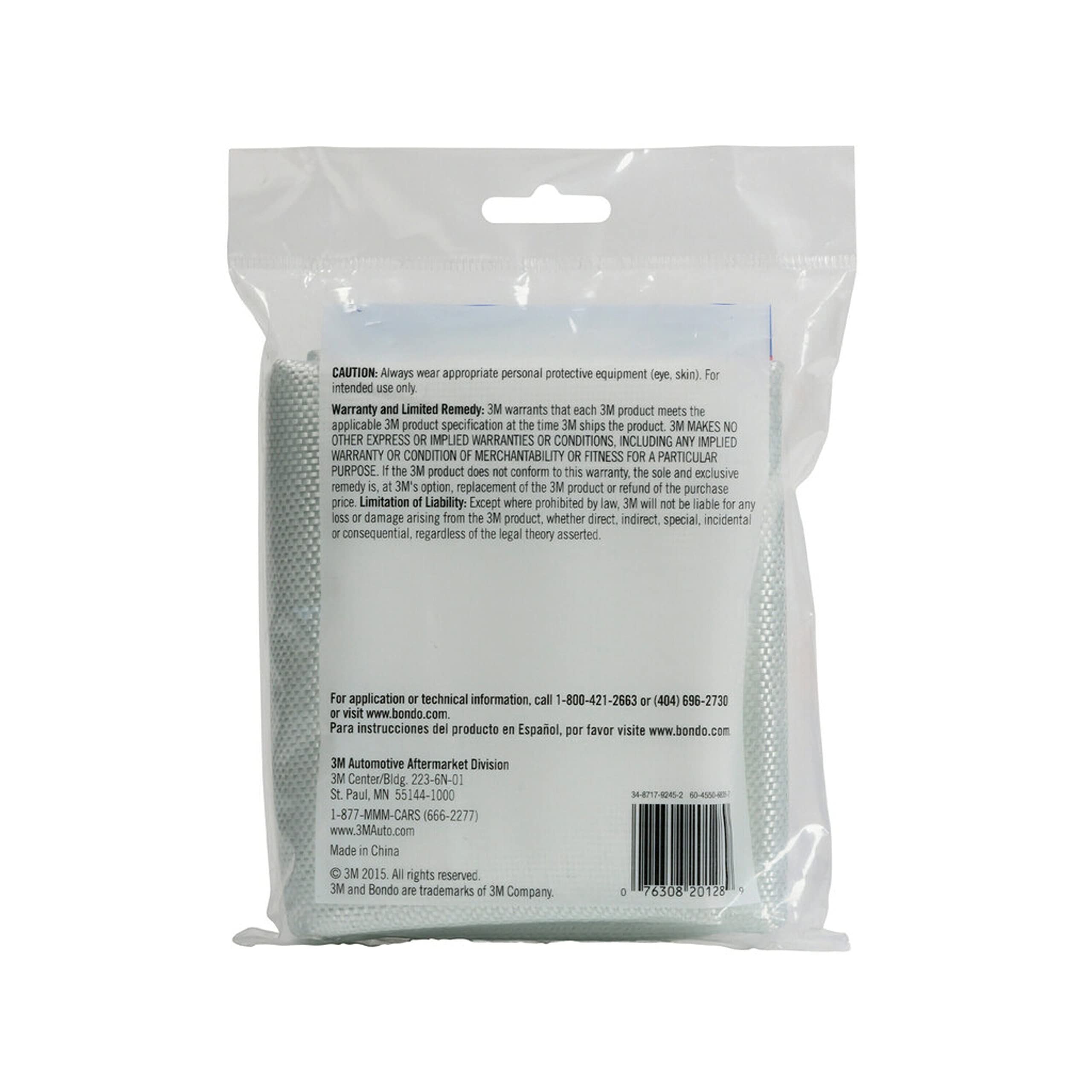 Bondo Fiberglass Cloth, 20128, 8 Sq Ft