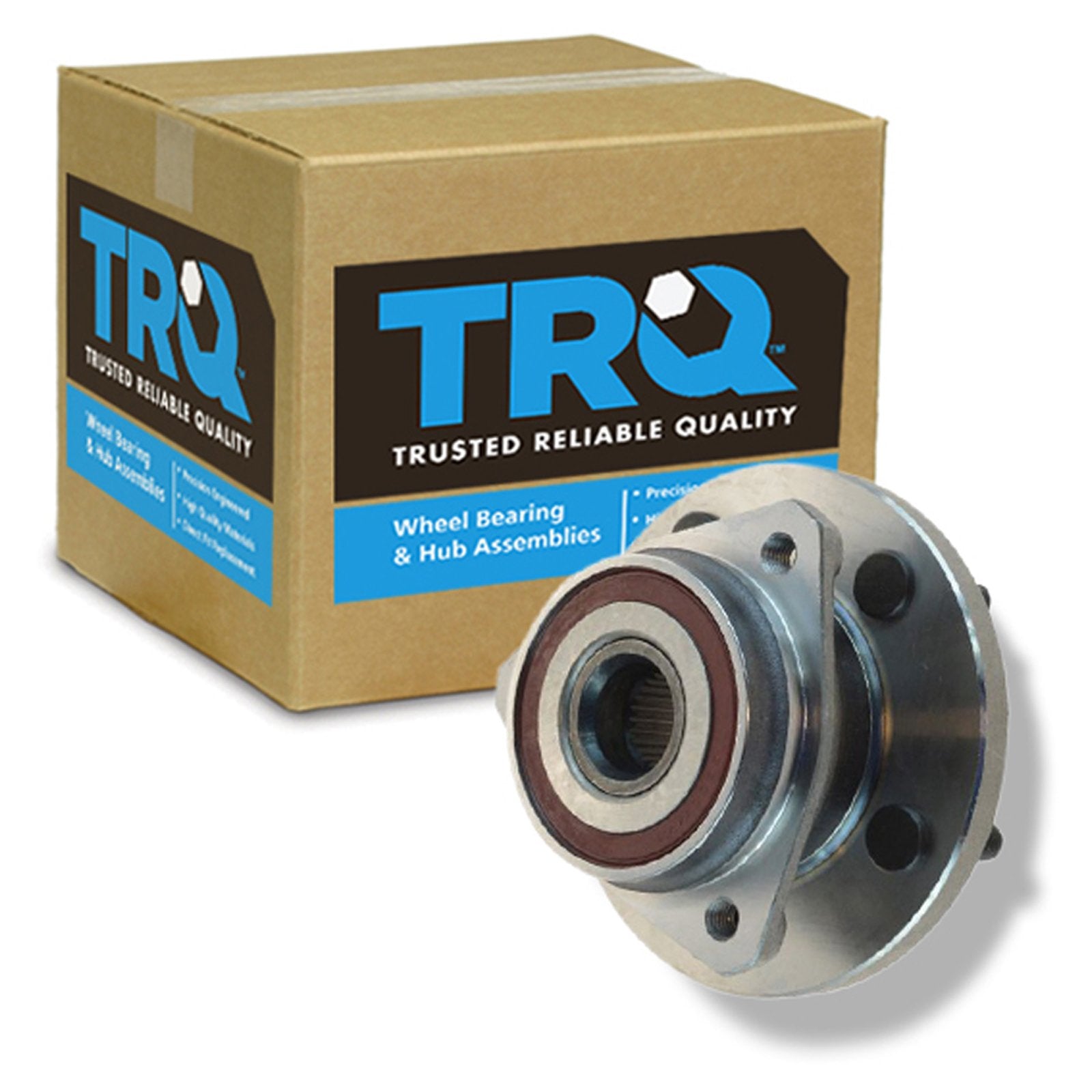 Trq Front Left Right Wheel Hub Bearing Assembly Driver Passenger Side Compatible With 1999-2004 Jeep Grand Cherokee