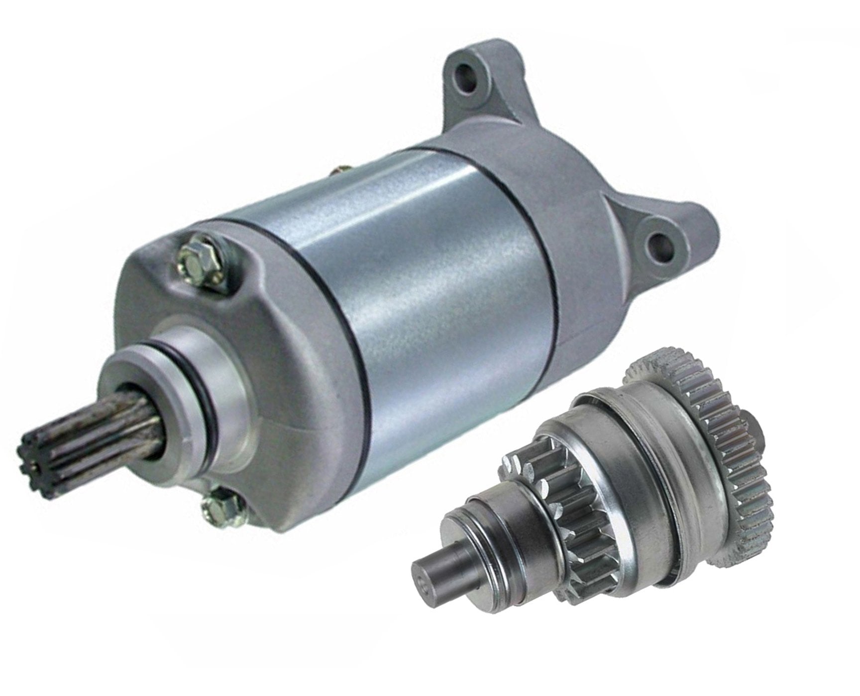 PROCOMPANY Starter and Drive Bendix Replaces for Polaris Sportsman 500 HO 2001-2013 499cc