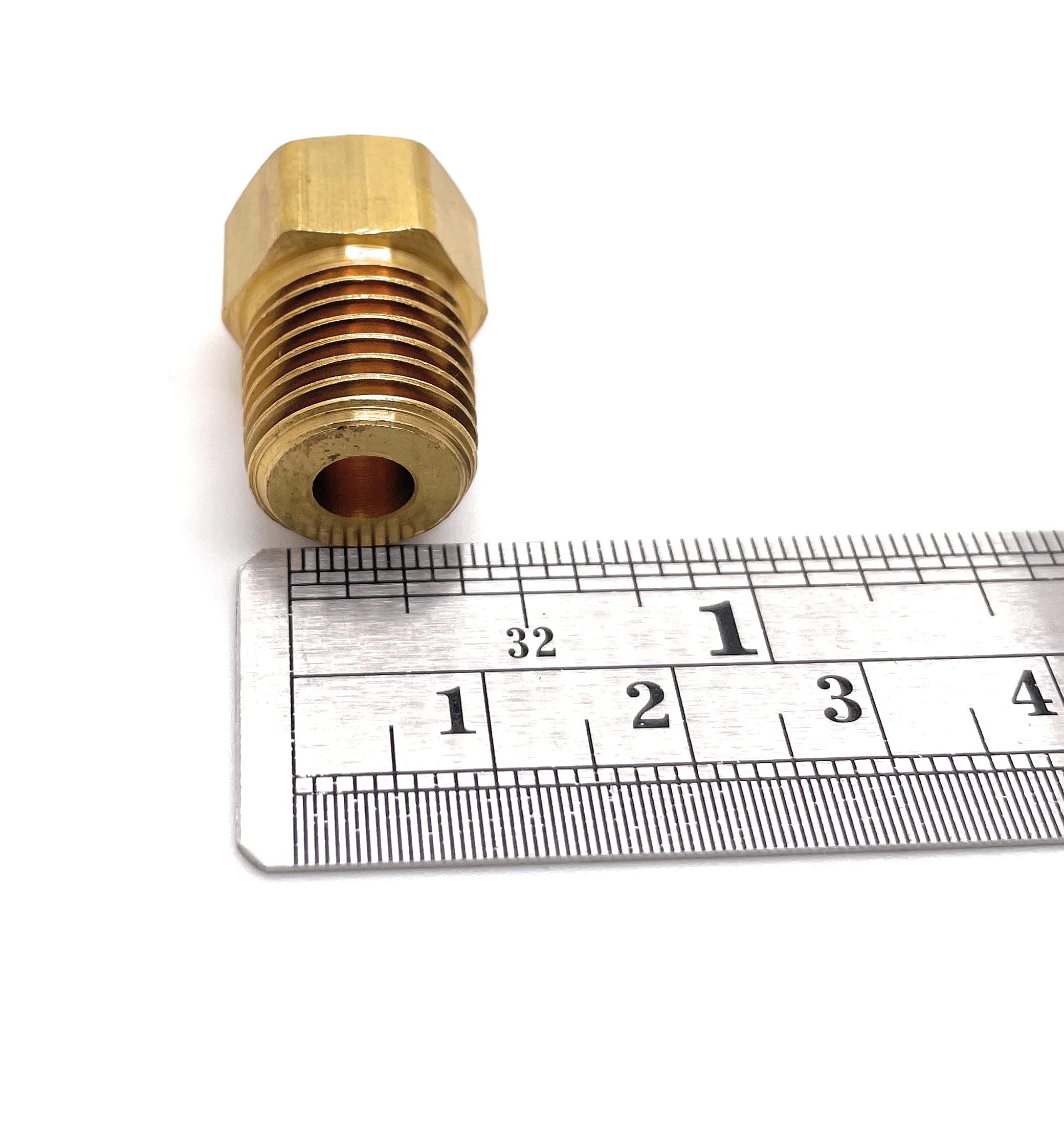 Marshall Excelsior Me2132P Inverted Flare Adapter - 1/4'' Mnpt X 1/4'' Female Flare Plug