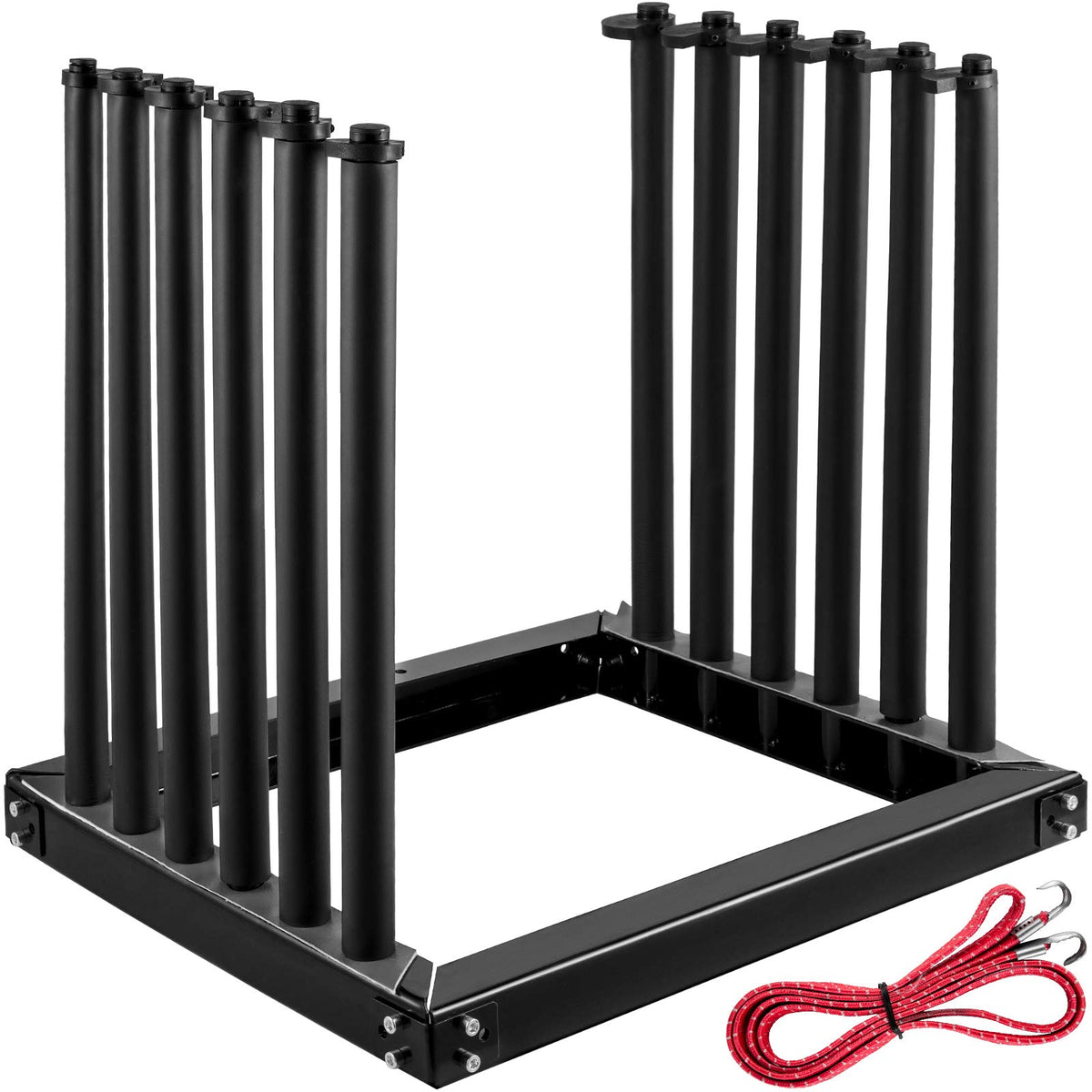 Bestauto Windshield Rack 5-Lite, Windshield Truck Rack Steel, Windshield Glass Rack 24-Inch Height, Windshield Rack For Truck W/Pvc Pad & Foam Padding, Glass Rack For Truck, For Glass Transportation