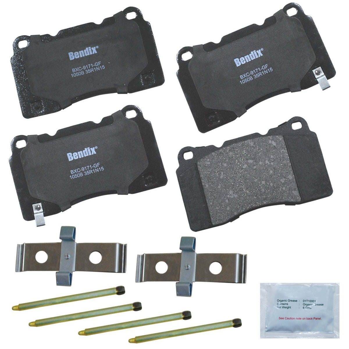 Bendix Priority1 Cfc1050B Ceramic Front Brake Pads For Hyundai Genesis Coupe 2010, Genesis Coupe 2016-2013