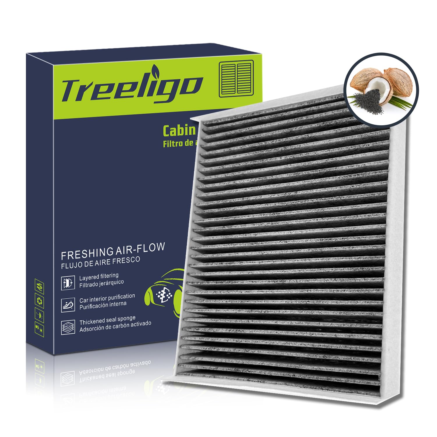 Treeligo Cf11719 Cabin Air Filter, Replacement For C300 2015-2022 C400 2015 C43 Amg 2017-2020 C63 Amg 2017-2019 C63 Amg S 2017-2