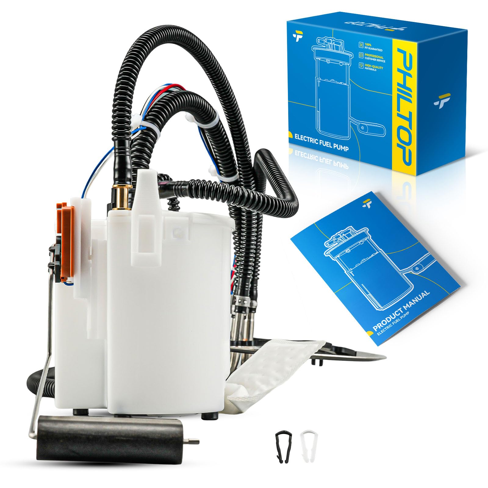 PHILTOP FG0952 Electric Fuel Pump Module Assembly with Sending Unit, Compatible with Ford F-250 F-350 F-450 F-550 Super Duty 199