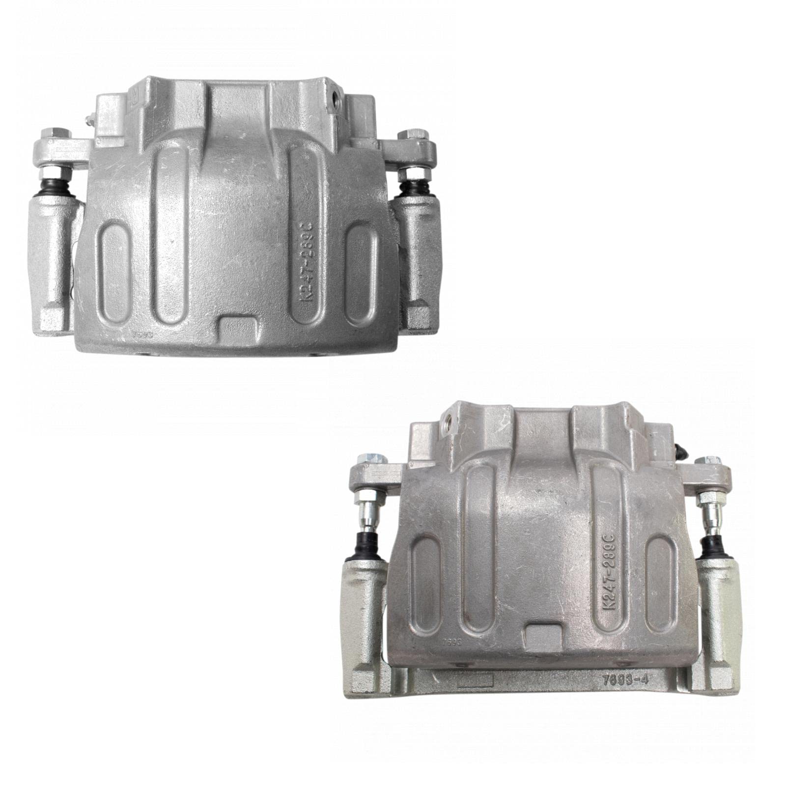 Trq Front Brake Caliper Set Compatible With 2005-2007 Ford Five Hundred Freestyle Mercury Montego