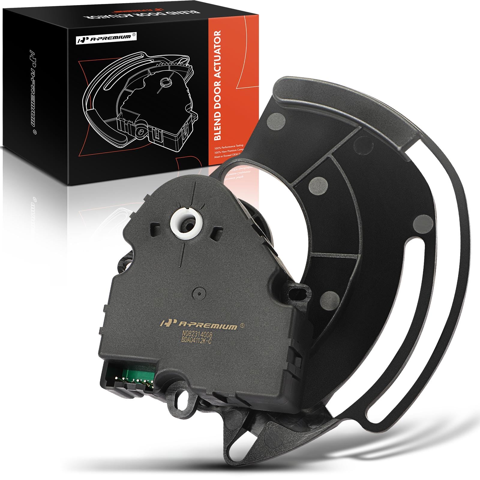 A-Premium Hvac Blend Door Actuator - Compatible With Chevy, Gmc, Cadillac & Hummer Models - 2003-2014 Escalade Avalanche Silverado 1500 2500 Suburban Tahoe Sierra Yukon H2