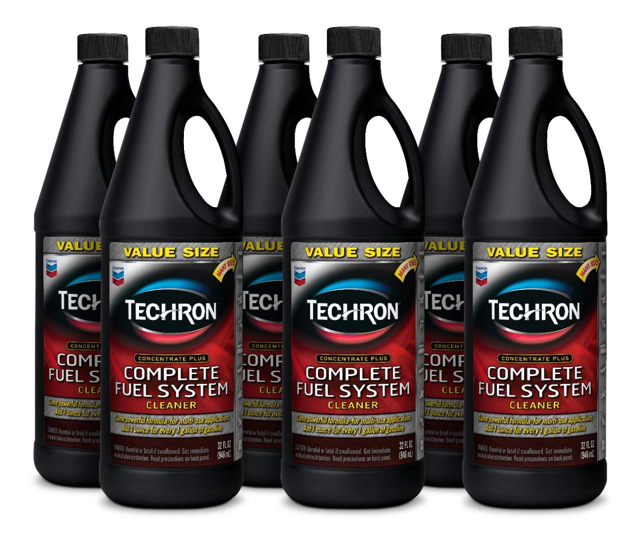 Chevron Techron Concentrate Plus Fuel System Cleaner, 32 Oz, Pack Of 6