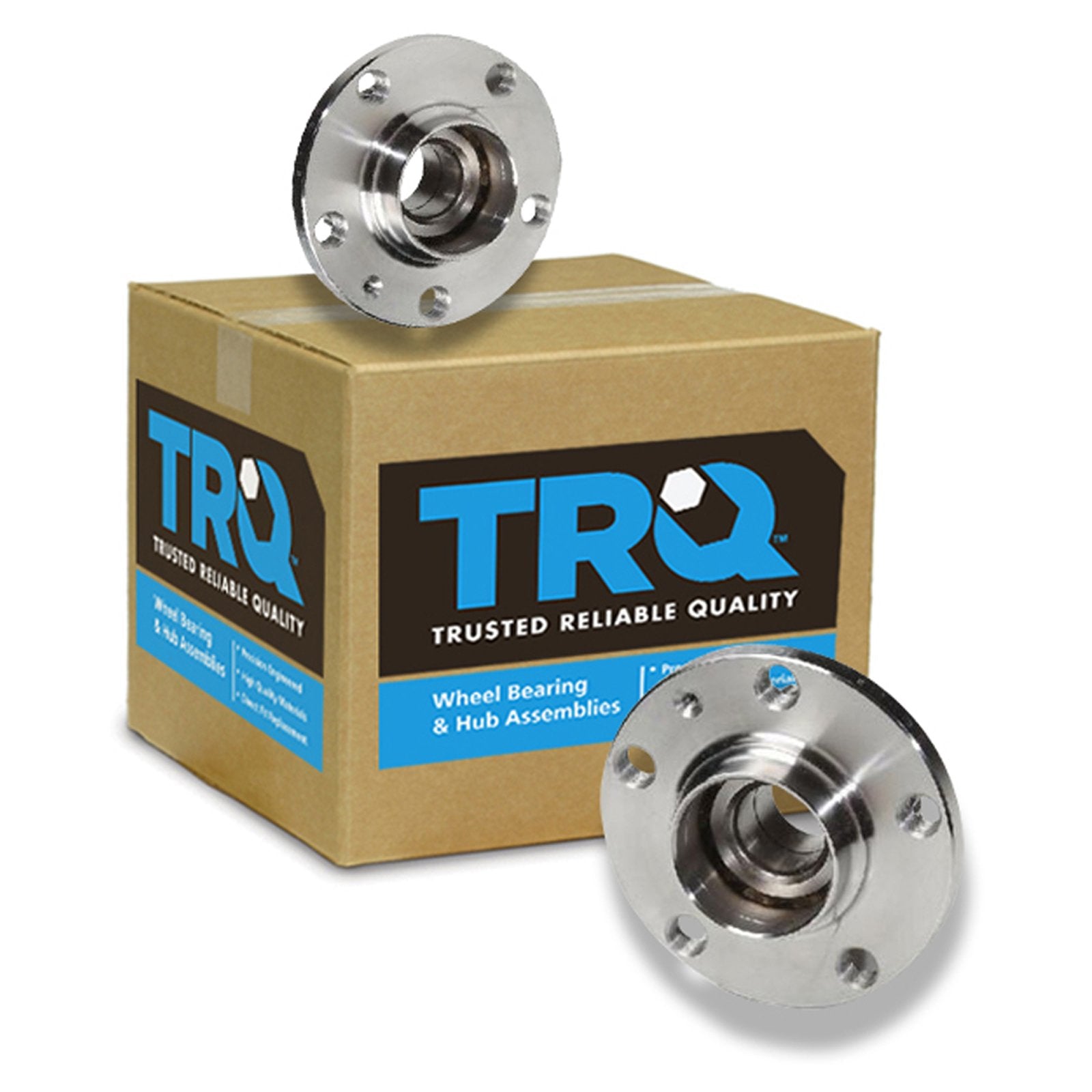 Trq Rear Wheel Hub Bearings Assembly Set Compatible With 2000-2006 Audi Tt Tt Quattro 1998-2010 Volkswagen Beetle 1998-2005 Golf