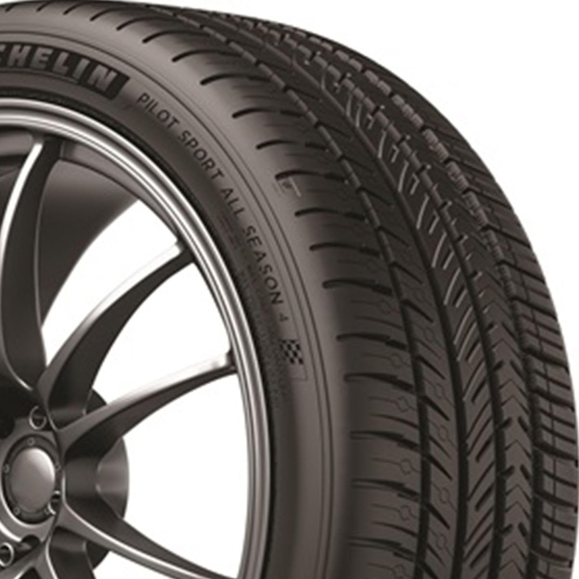Michelin Pilot Sport All-Season 4 Car Tire For Sport And Performance Cars, 215/45Zr17/Xl 91Y