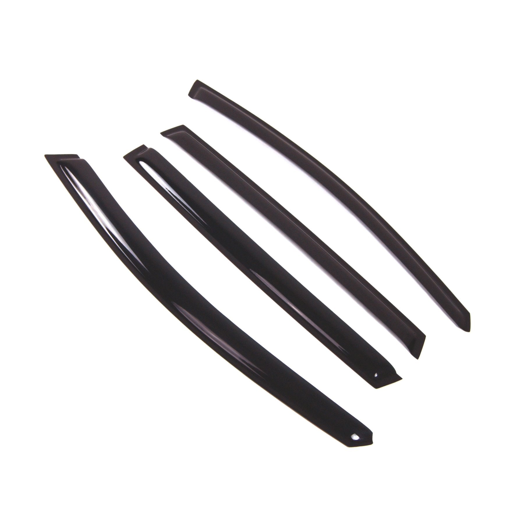 Tuningpros Outside Mount Window Vent Visors Rain Guards Compatible With Subaru B9 Tribeca 2006-2014 | Side Window Wind Deflector