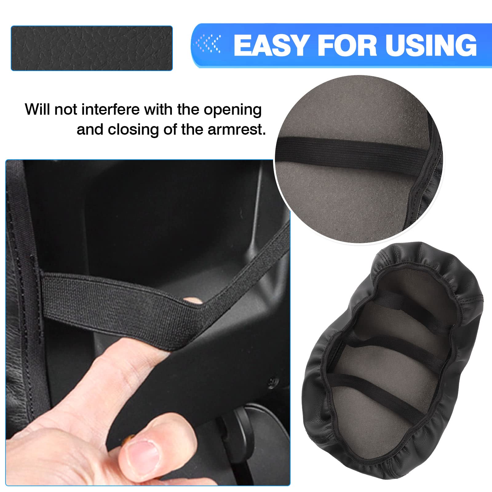 Autorder Center Console Cover for Ford Maverick 2022 2023 2024 Accessories Armrest Cover Anti-Scratch Middle Console Pad Leather