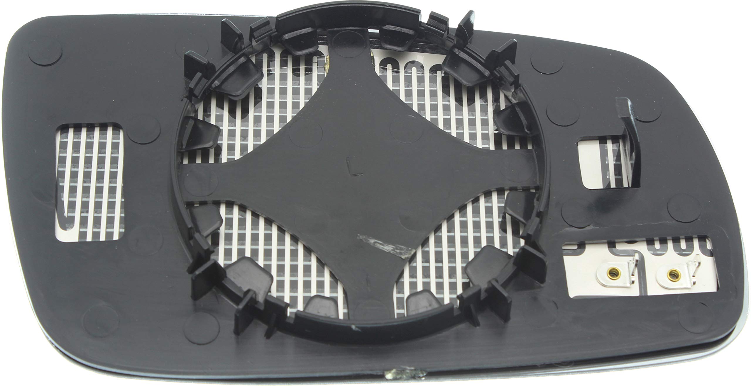 Kool-Vue Driver Side Mirror Glass Compatible with 1999-2006 Volkswagen Golf, Fits 1999-2005 Jetta, Fits 1998-2004 Passat, Heated Blue Glass With Backing Plate