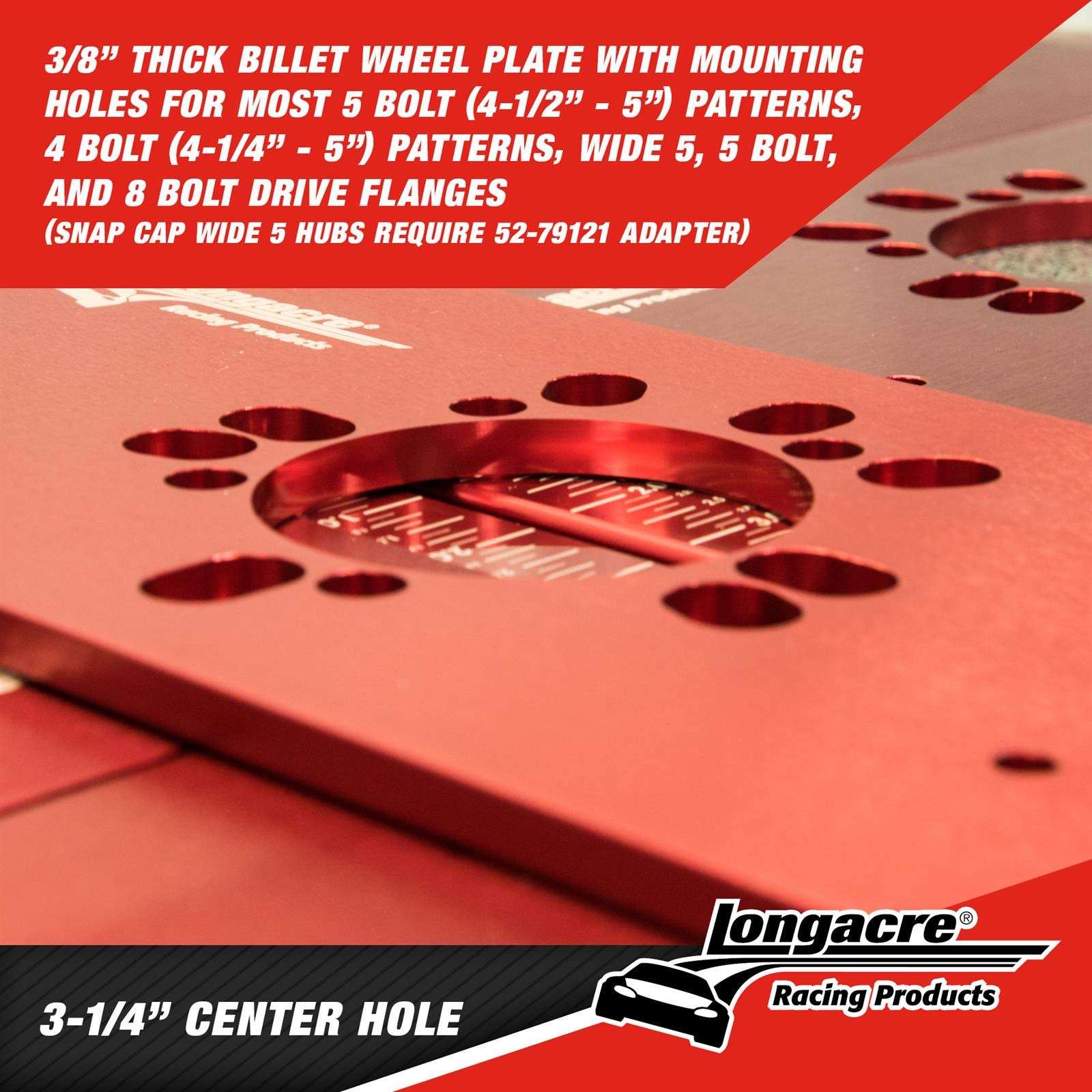 Longacre 52-79005 Precision Bump Steer Gauge W/Billet Plate