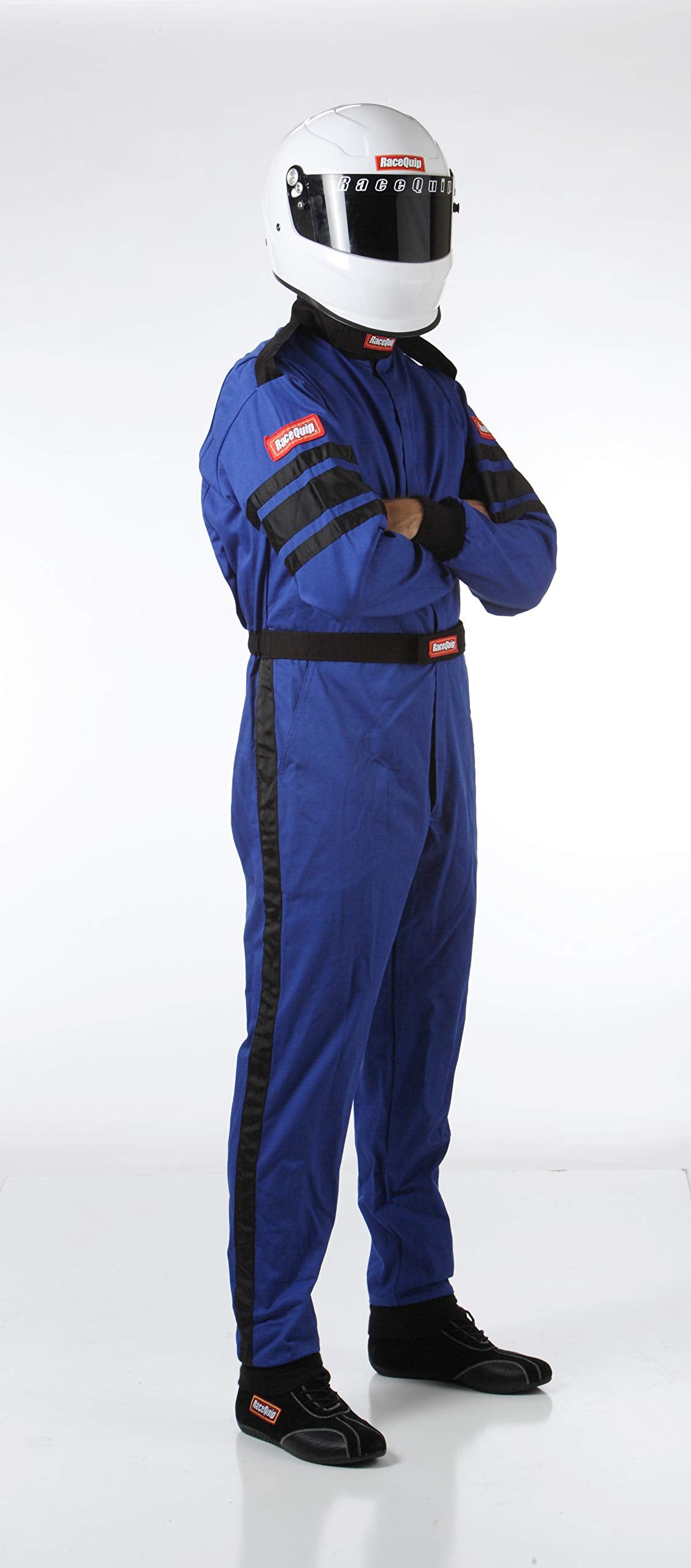Racequip Racing Driver Fire Suit One Piece Single Layer Sfi 3.2A/ 1 Blue 2X-Large 110027