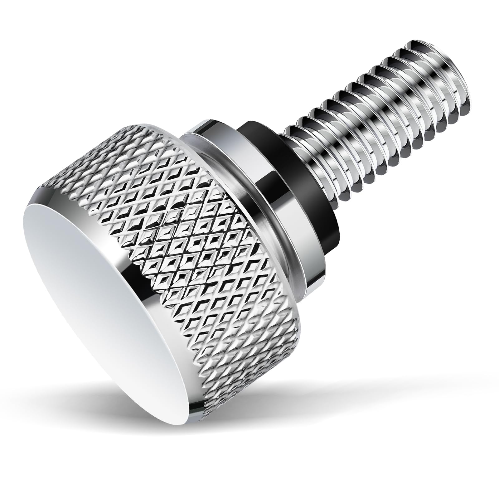 Amazicha Chrome Rear Fender Seat Bolt Stainless Steel Seat Screw Quick Mount Compatible for Harley Davidson Sportster Touring So