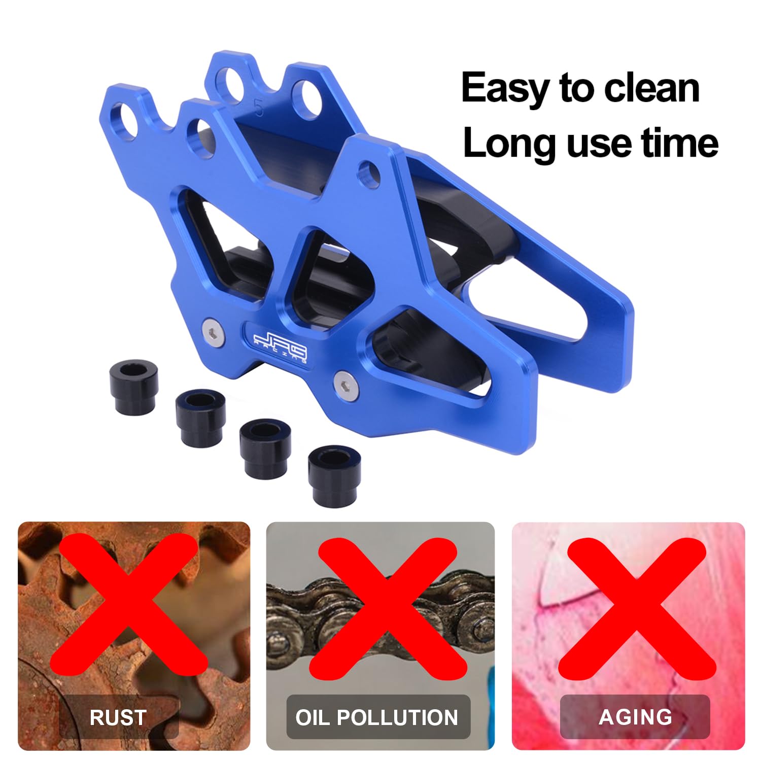 AnXin Motorcycle Chain Guide Guard Protection CNC for YZ125 YZ250 08-23 YZ250F YZ450F 07-23 YZ125X 17-23 YZ250X 16-23 WR250F WR4