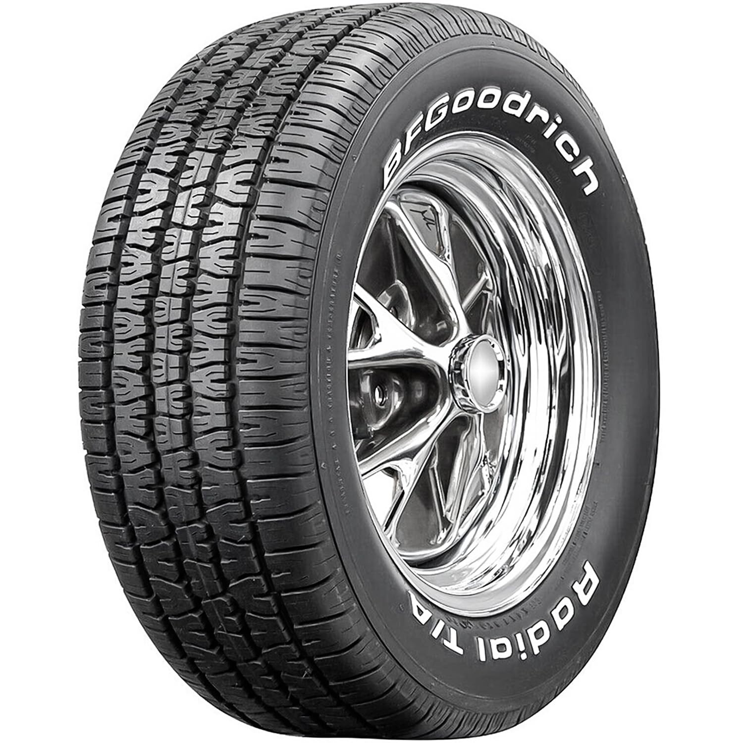 BFGoodrich Radial T/A All-Season Tire-P215/60R14 91S, Raised White Letter (87370)