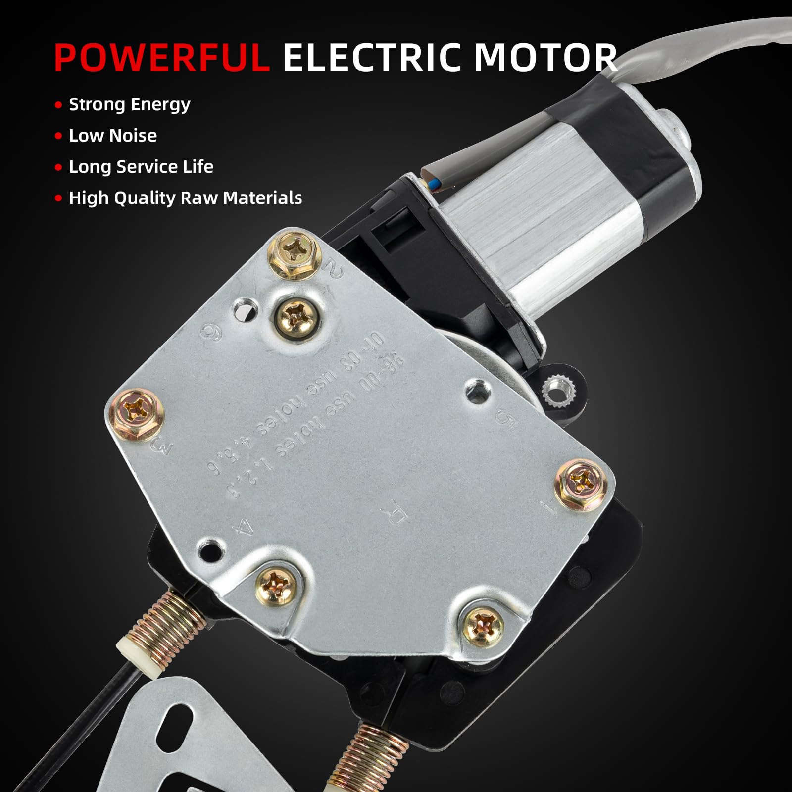 OVANOH Front Left Driver Side Power Window Regulator with Motor Assembly Compatible For Dodge Durango 1998-2003 Dakota 2000-2004