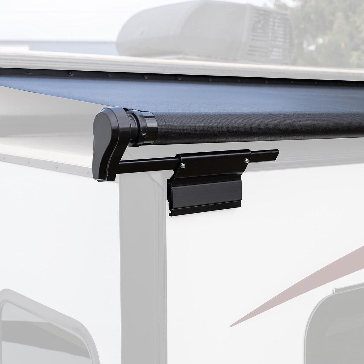 5000 Series Slide Topper Awning, White - 7 (67 Fabric)