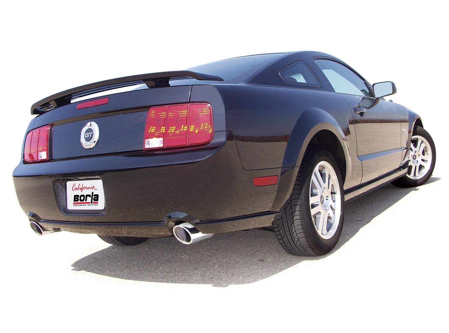 BORLA 11750 Axle-Back Perf. Exhaust Sys. for '05-'09 Ford Mustang GT 4.6L V8 & '07-'09 Shelby GT500 5.4L V8 T-304 Stainless Stee