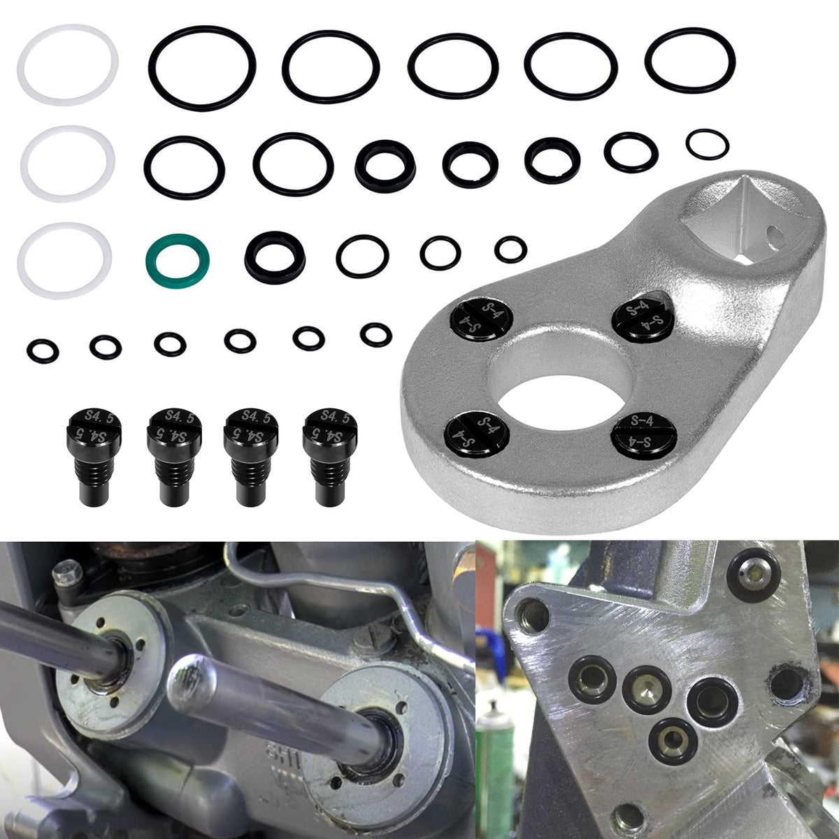 V-SEK 115225FS Fast Strike Power Trim Motor Seal Kit & Outboard Trim/Tilt Pin Wrench MT0006 32mm x 4mm/4.5mm (YB-06175-1A) Compa