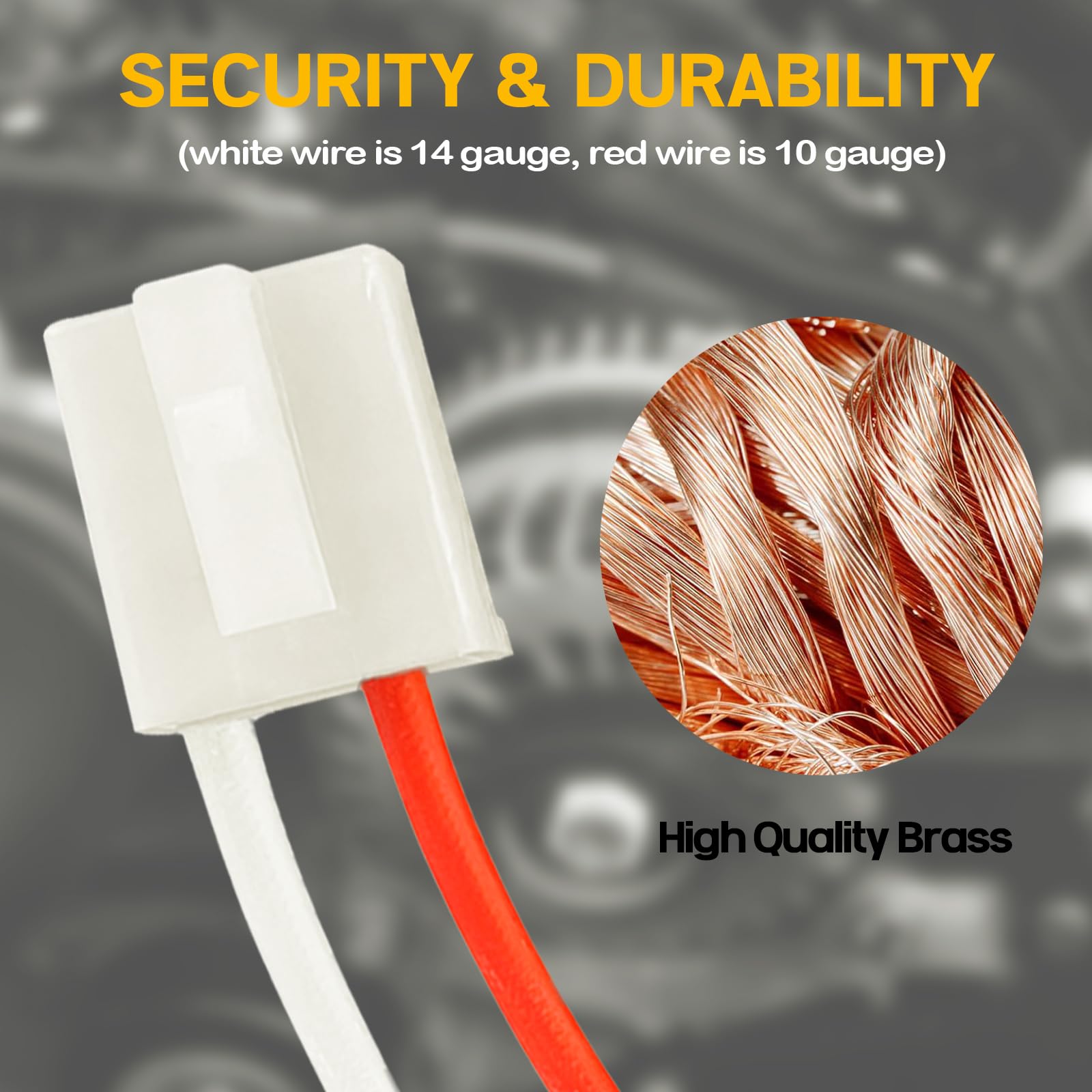 Xislet Alternator Pigtail Connector Replacement Compatible With 72-88 Gm Cars Trucks 10Si 12Si 15Si 17Si Alternator Connector Wi