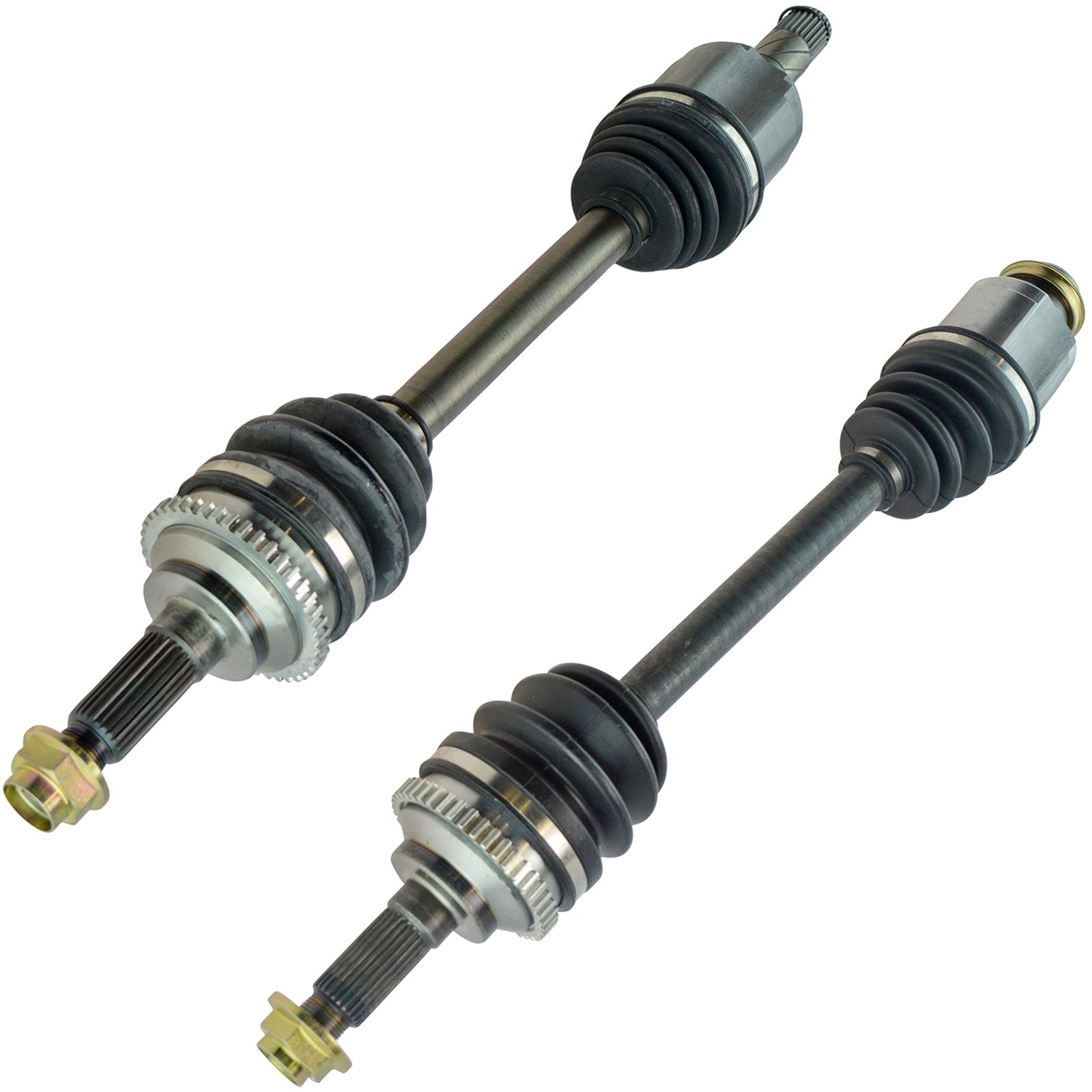 Trq Front Cv Axle Shaft Assembly Set Compatible With 1998-2002 Ford Escort 1999-2003 Mazda Protege 2002-2003 Protege5