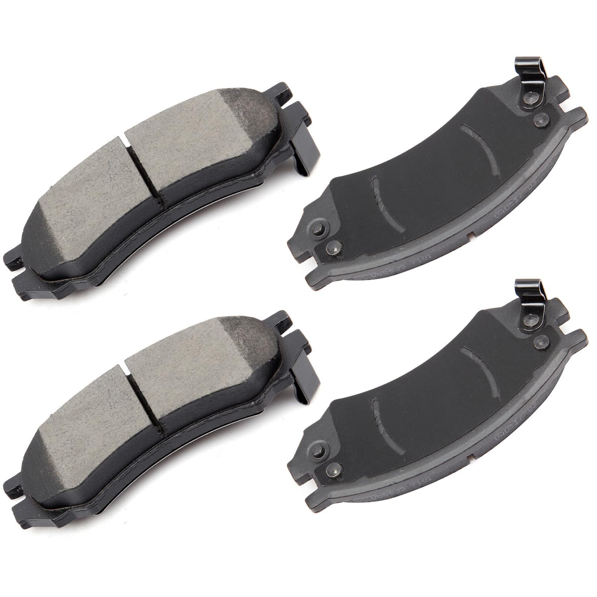 Cciyu D507 Professional Ceramic Front Brake Pads Set Fit For 91-92 For Saturn Sc,93-02 For Saturn Sc1,Sc2,91-02 For Saturn Sl,91